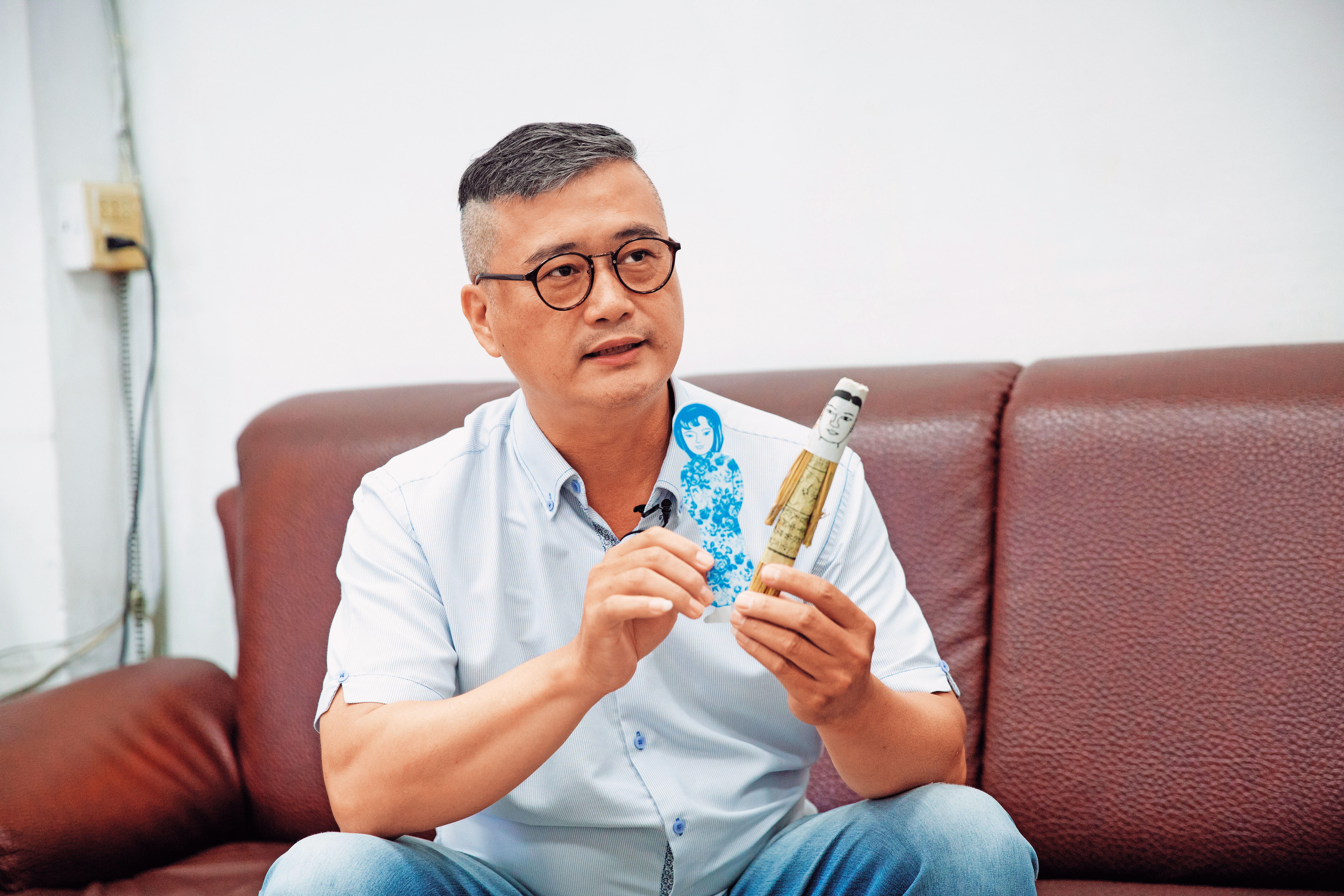 命理師高煜霖（圖）說，李宏基用紙人詛咒前妻家族，不但無效，還會害到自己。