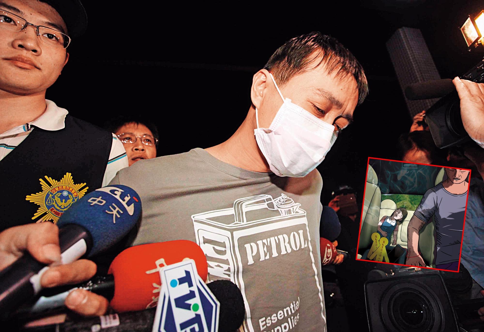 ↓有家暴前科的李宏基，因情緒失控鑄下大錯，已在去年伏法。（中央社）