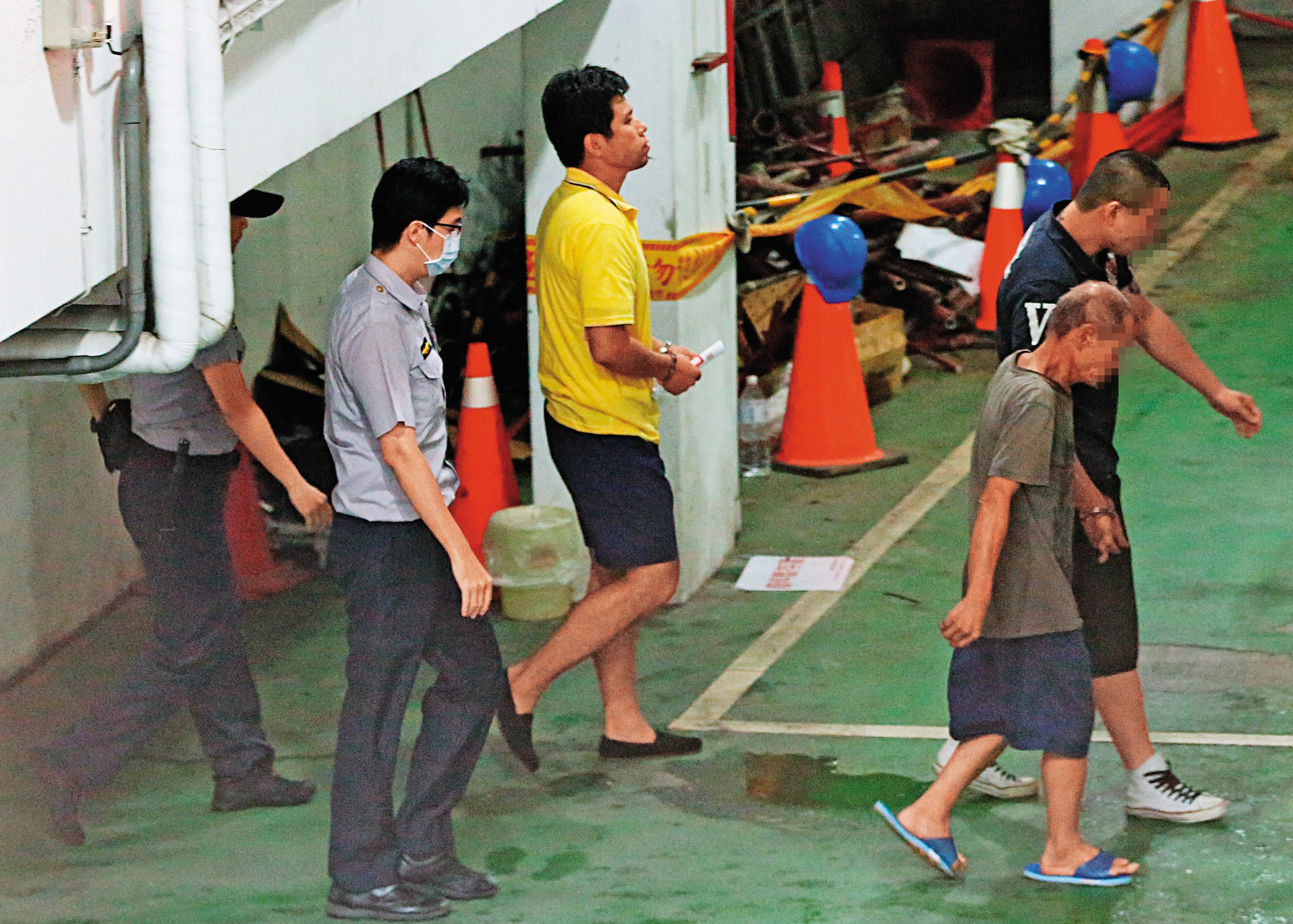 檢方上週二將吳宗憲聲押禁見獲准後，相關偵訊動作都非常低調。圖為26日吳宗憲遭北檢提訊。