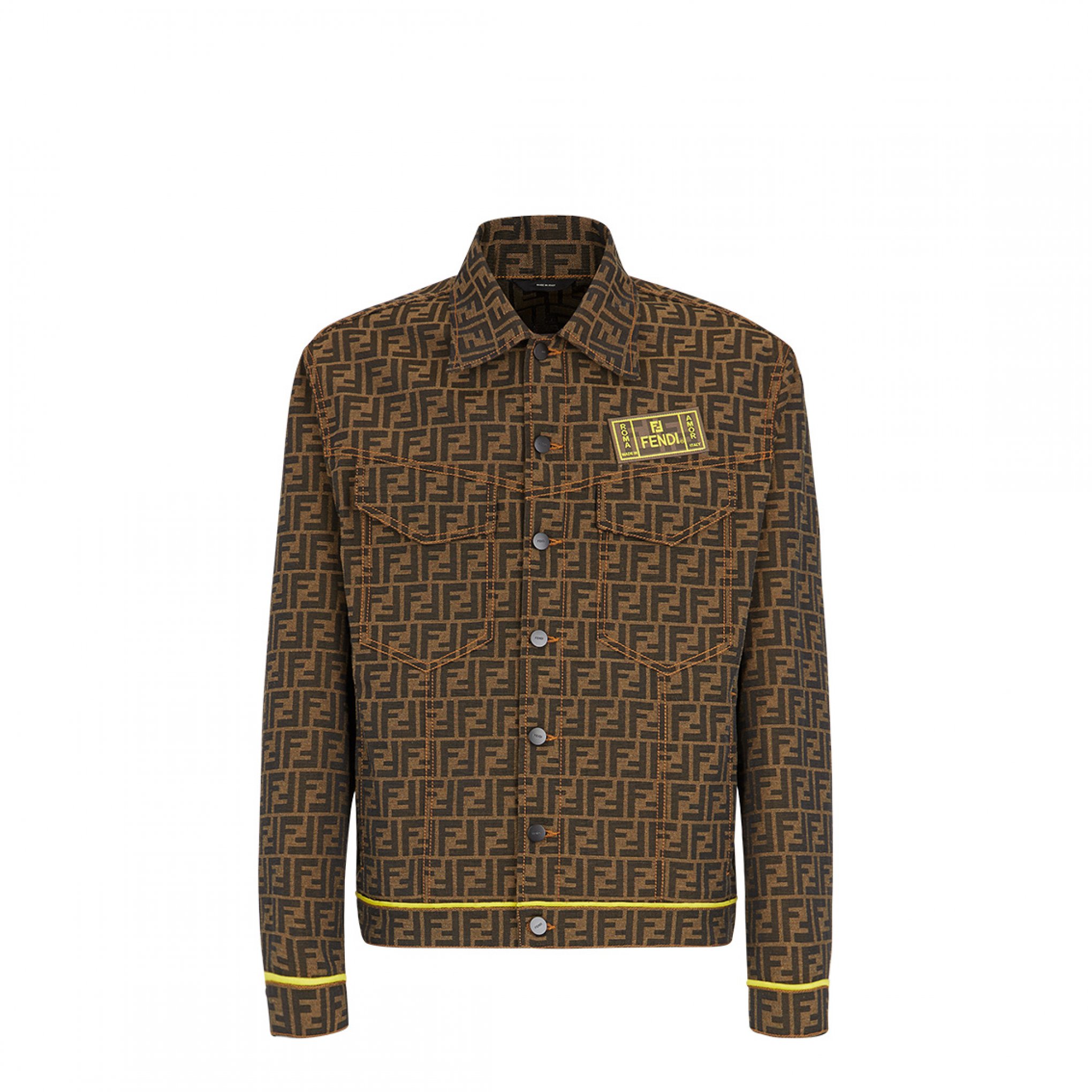 FENDI FF Logo 長袖夾克 NT$60,900。（FENDI提供）