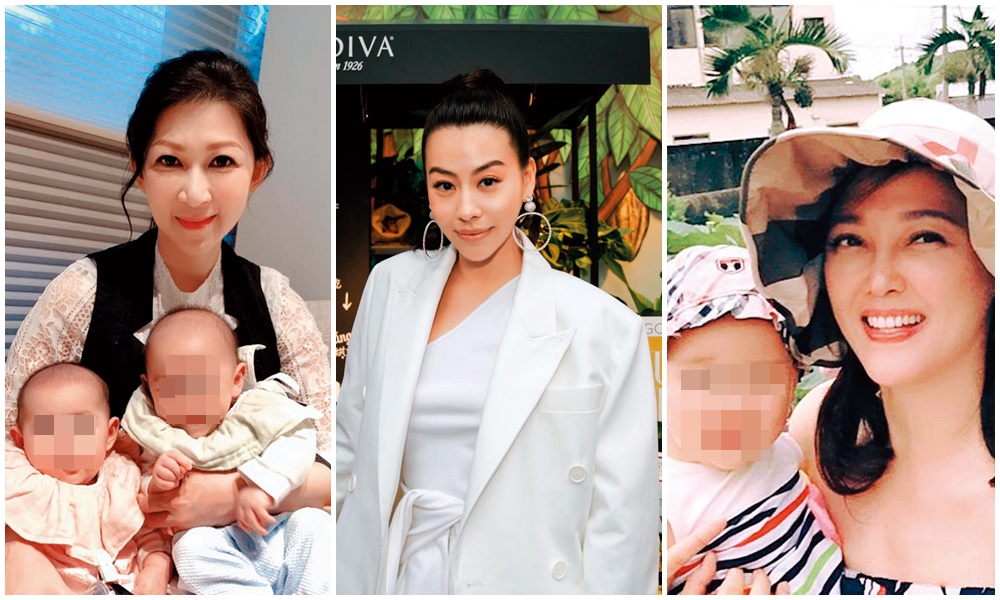 顏嘉樂（左，翻攝顏嘉樂臉書）、蔡詩芸（中，翻攝蔡詩芸臉書）和李沛綾（翻攝李沛綾臉書）都為懷孕付出不少努力。
