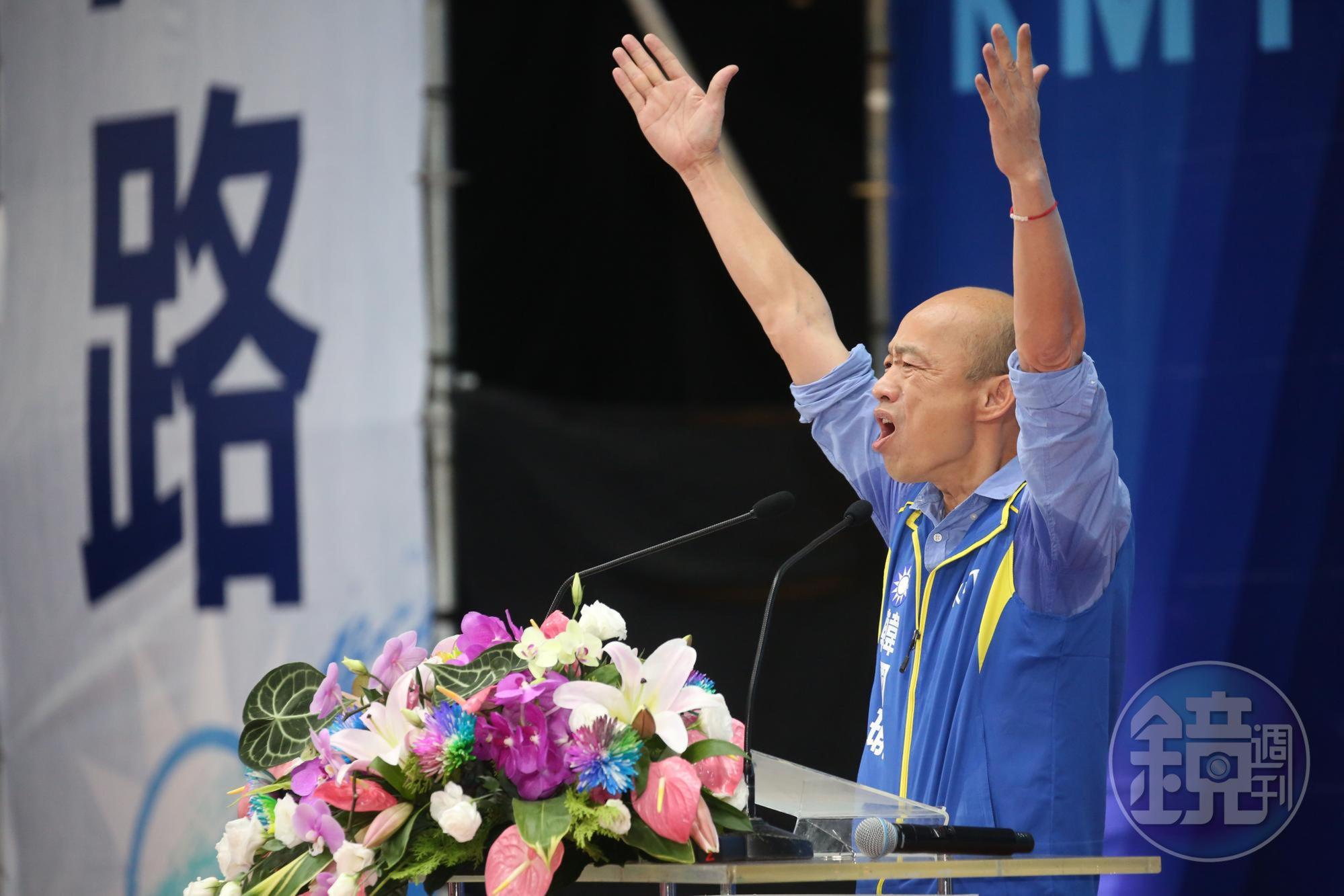 張善政稱讚韓國瑜是願意虛心聽他講政見的人。