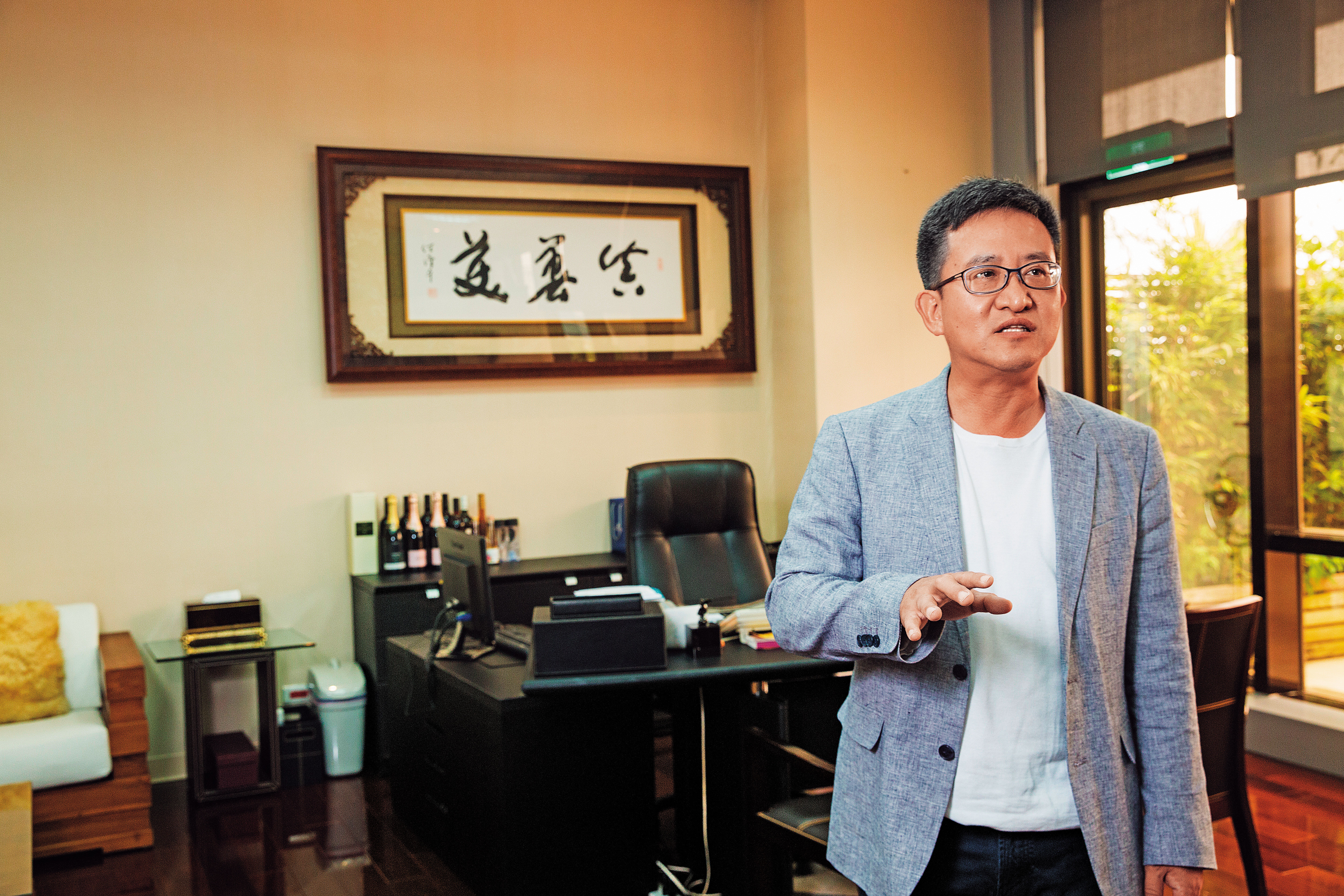 母親與兒子接連罹癌的打擊，曾讓江中琨一度無心工作。