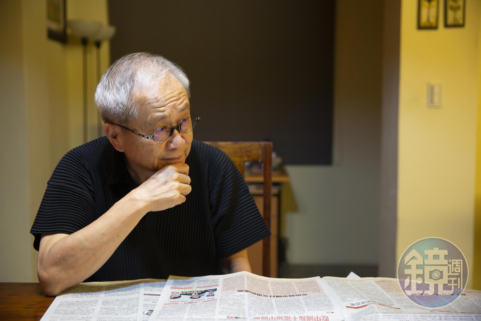 卜大中說,所有曾經待過並離開《中國時報》的人,內心都有愛恨糾葛。