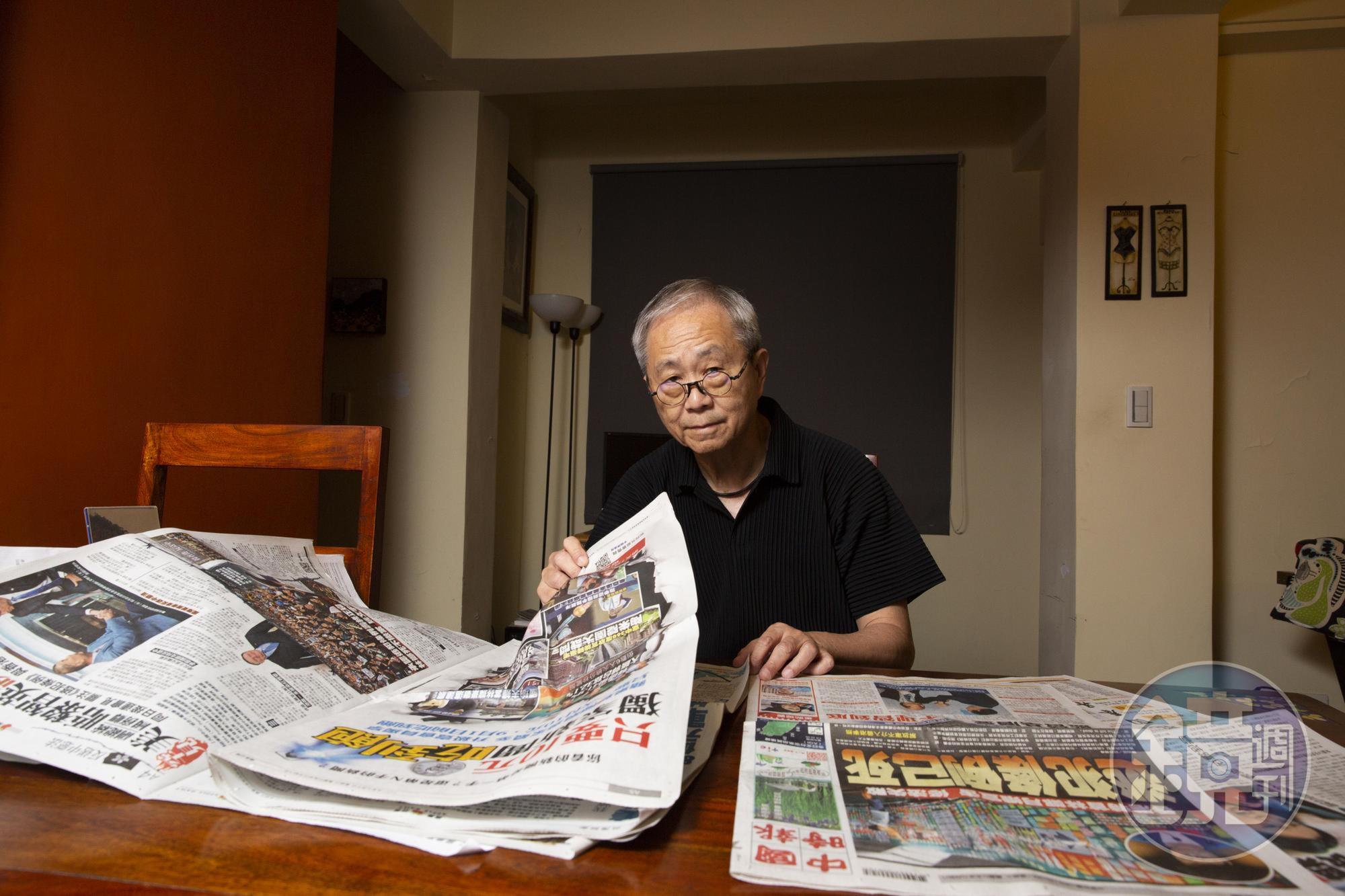 因帕金森氏症雙手顫抖,曾經恐懼無法寫字,卜大中慶幸這世界創造了電腦跟中文輸入法。