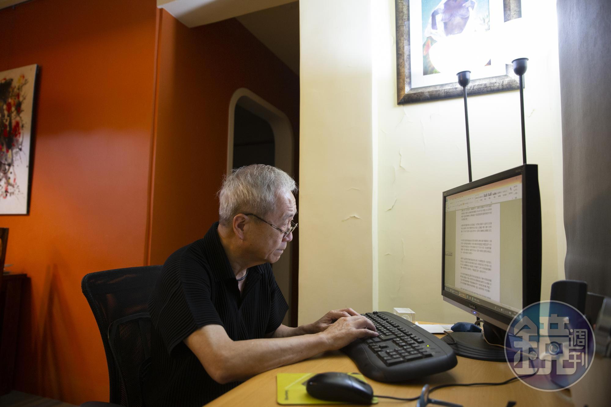 新聞資歷三十五年,二次退休,卜大中笑說要「一路玩到掛。」
