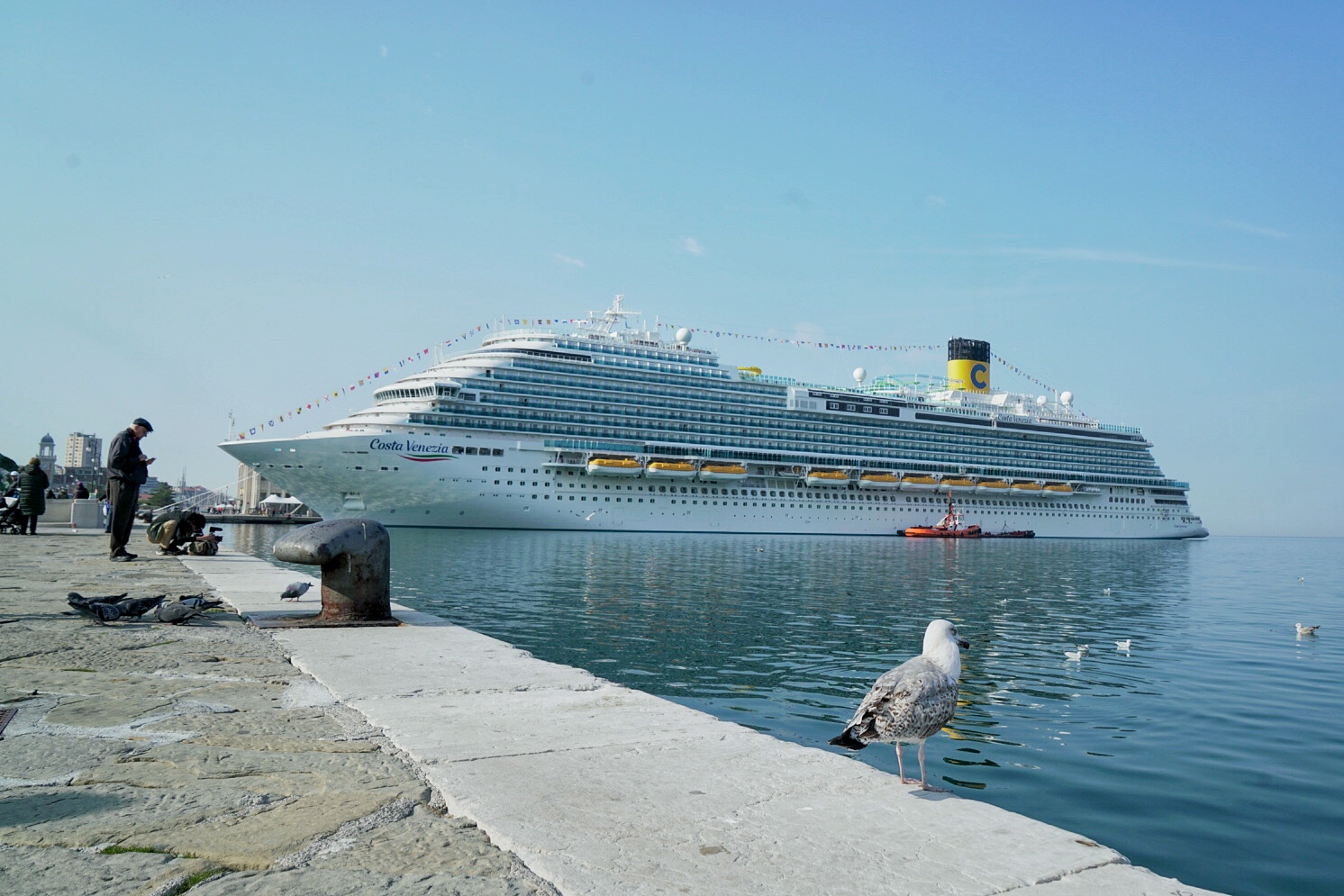 雄獅獨家銷售的「歌詩達威尼斯號日韓賞櫻8日」將於2020年3月31日啟航。（攝影：童心怡）