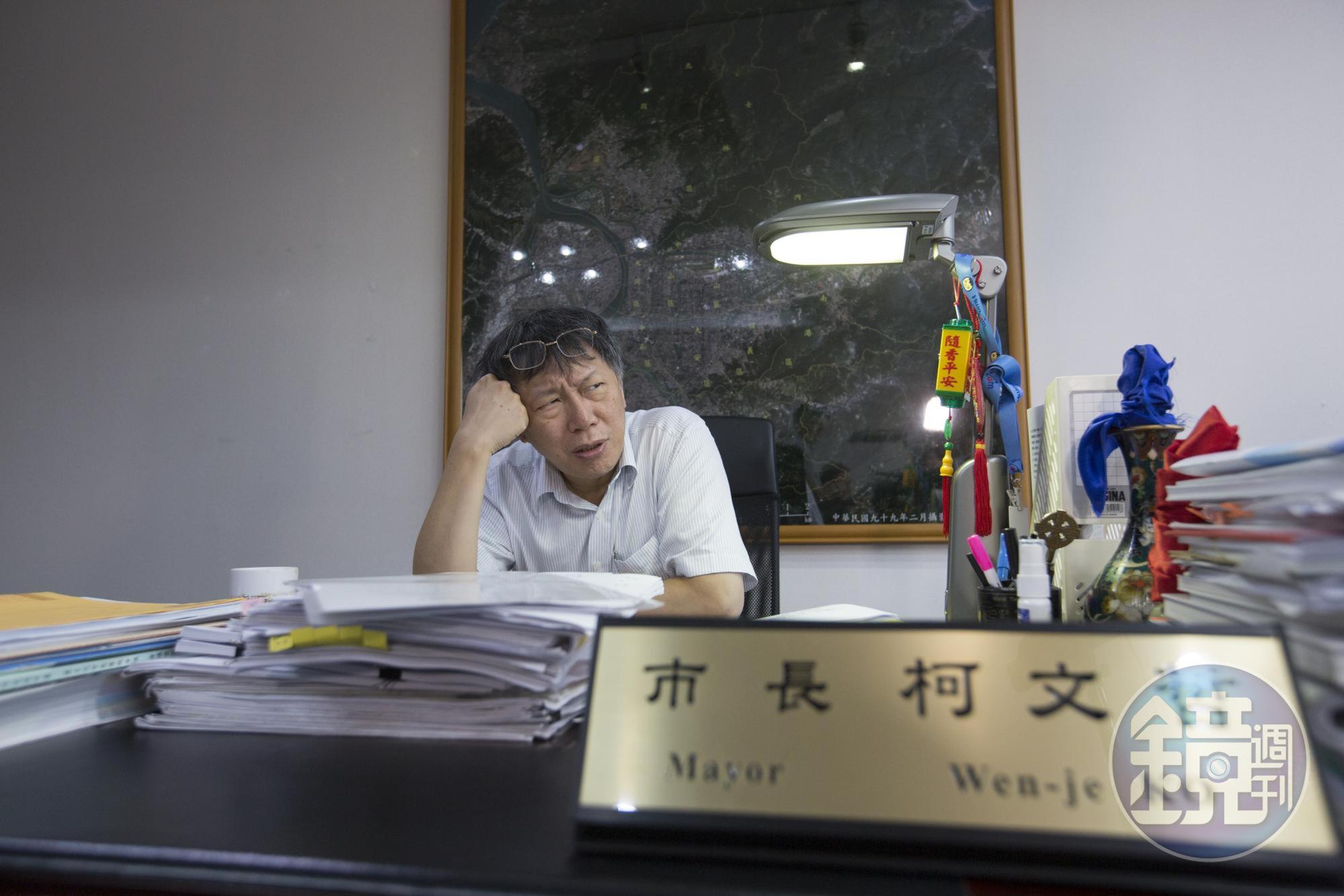柯文哲目前一直被國民兩黨視為不容忽視的第三勢力。