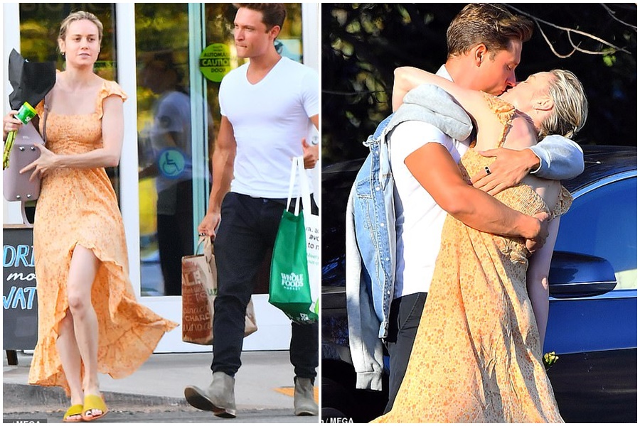 「驚奇隊長」布麗拉森年初與交往多年的未婚夫取消婚約，半年後就與新歡打得火熱。（達志影像）