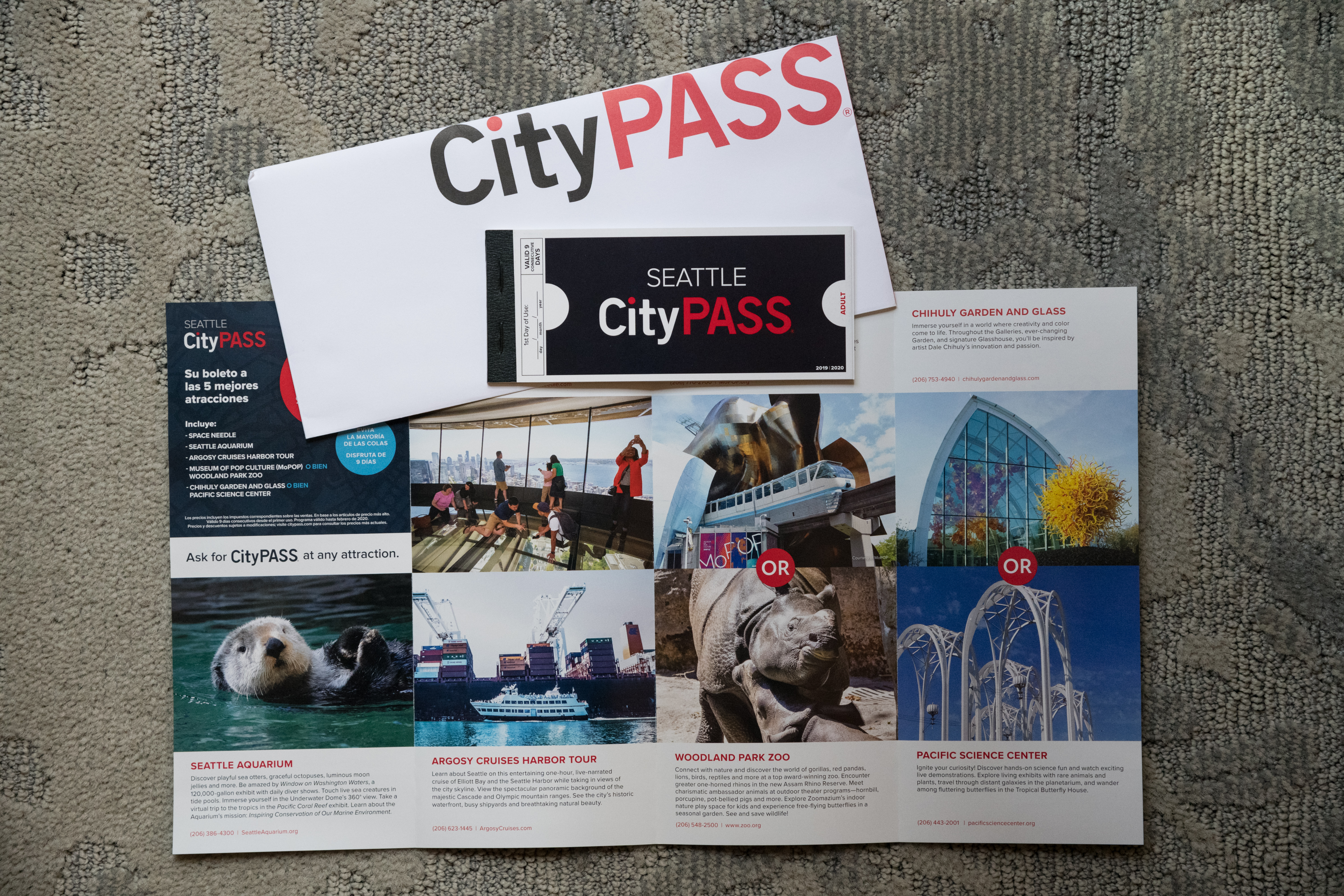 「Seattle CityPass」是很划算的旅遊套票，包含MoPOP在內，許多博物館景點的門票。