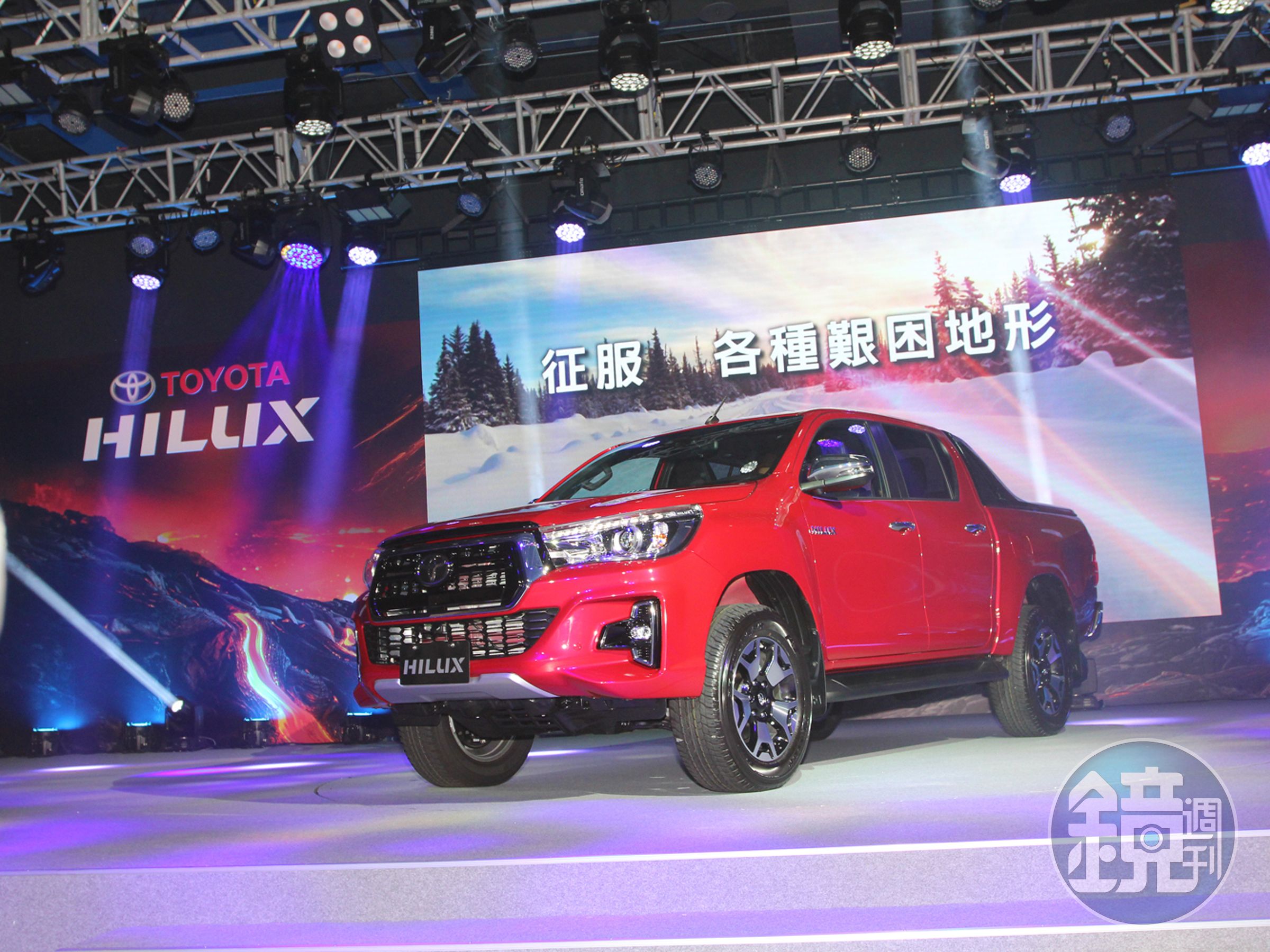 第八代TOYOTA HILUX正式引進台灣。