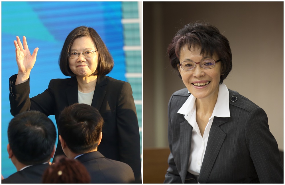 黃昭順主動製圖宣傳育嬰補助新制，蔡英文回應「好政策不分朝野一起推！歡迎大家來分享」。