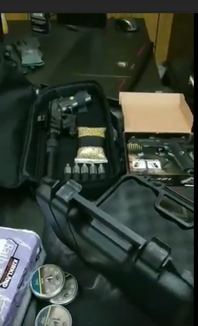 嫌犯設置槍枝改造工廠。(刑事局提供)