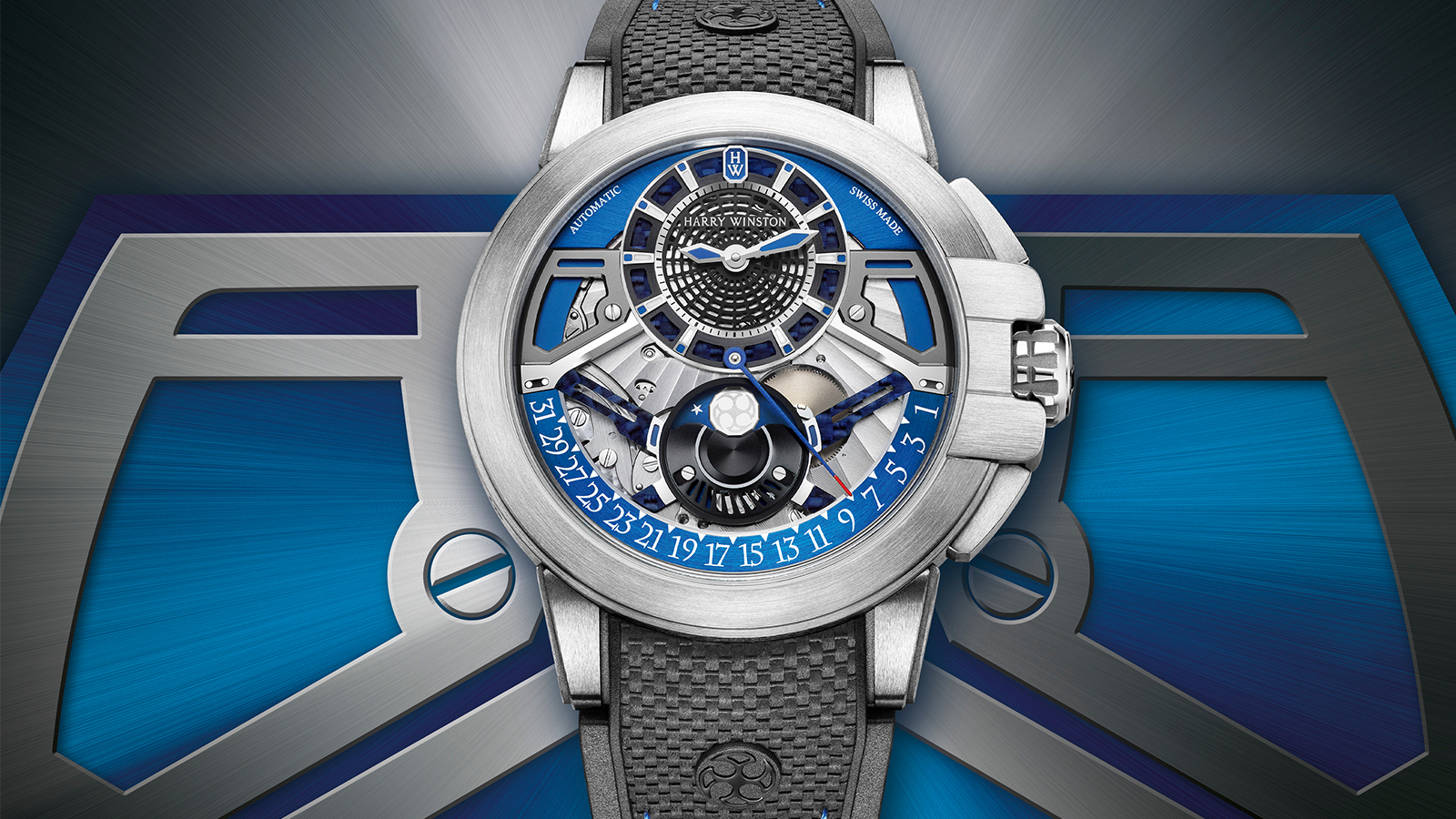 【錶壇焦點】找彩蛋～出現在月相上的手裏劍！HARRY WINSTON Project Z13腕錶