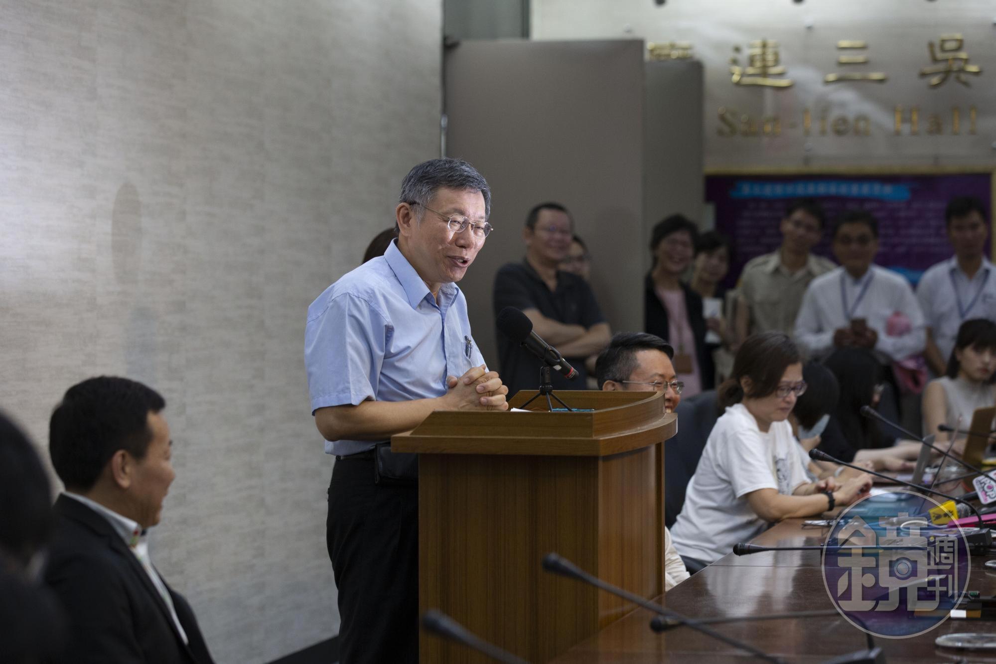 針對柯文哲籌組台民黨一事，綠黨議員王浩宇直播痛批，直指柯文哲是投機的人。