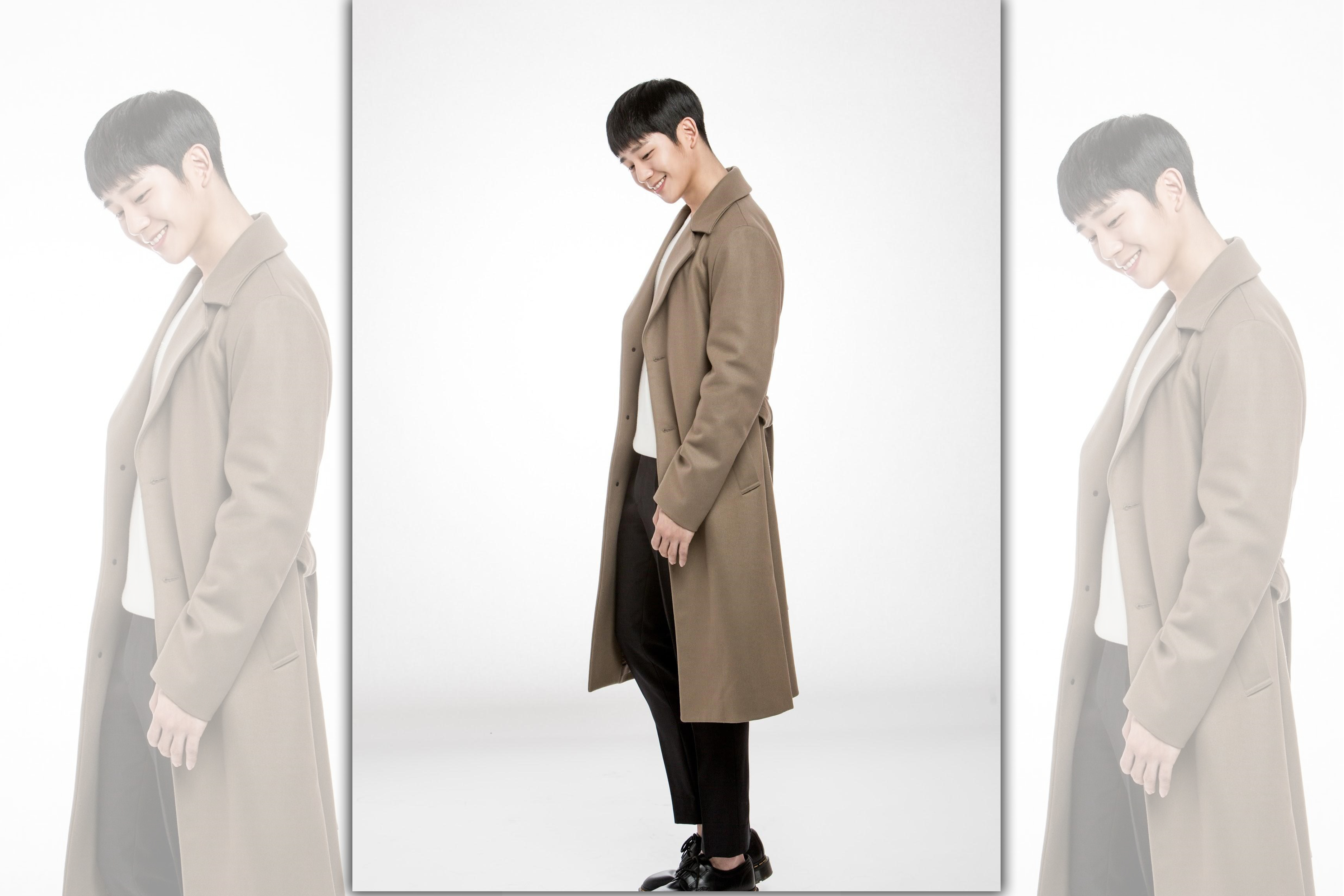 丁海寅錄製問候影片向台灣粉絲隔空催票。（全星秀提供）