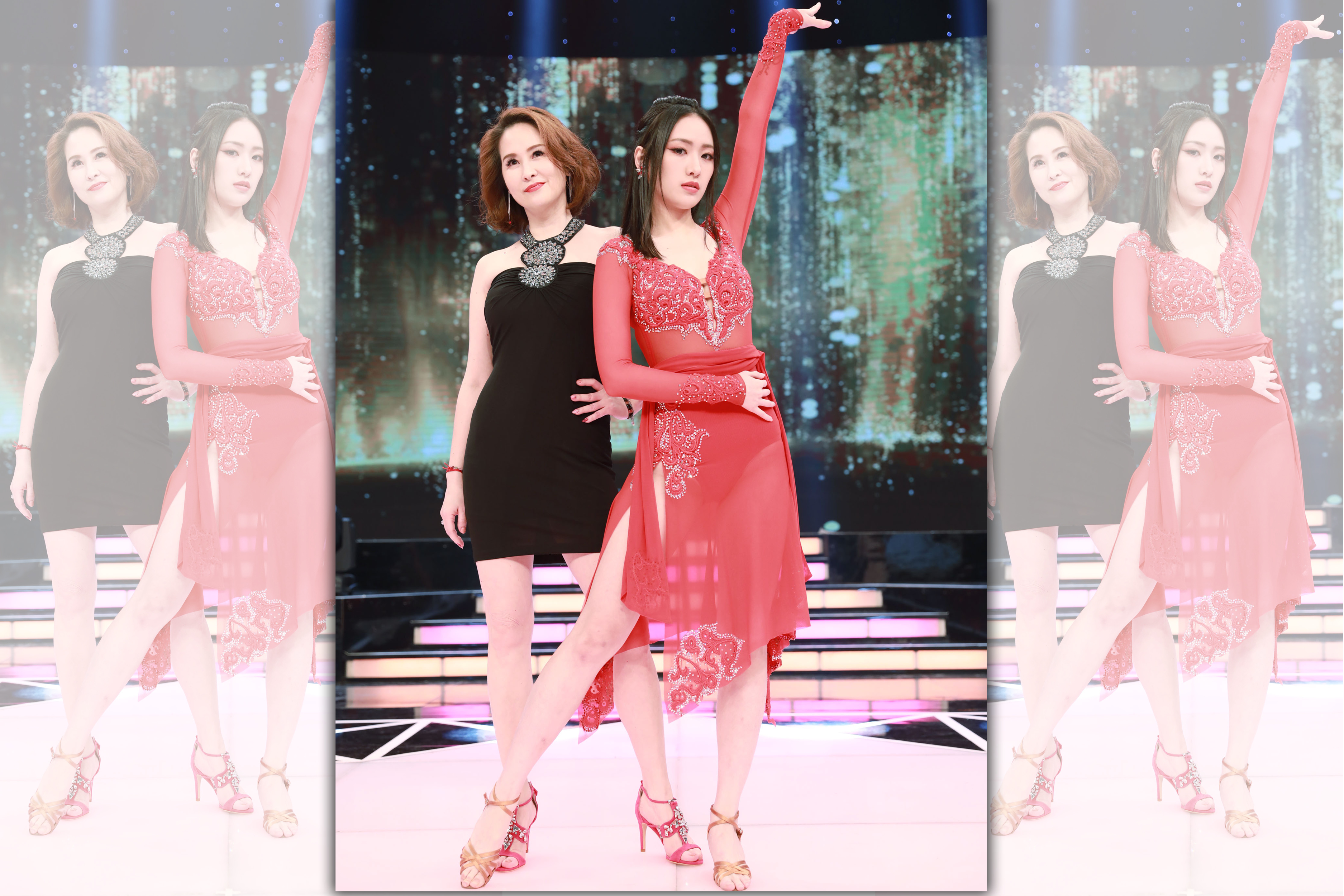 跟媽媽金友莊一樣擁有好身材的葛子楊，首次挑戰國標舞，因為穿著比較保守的舞衣，竟然被金友莊嫌太過保守。（民視）