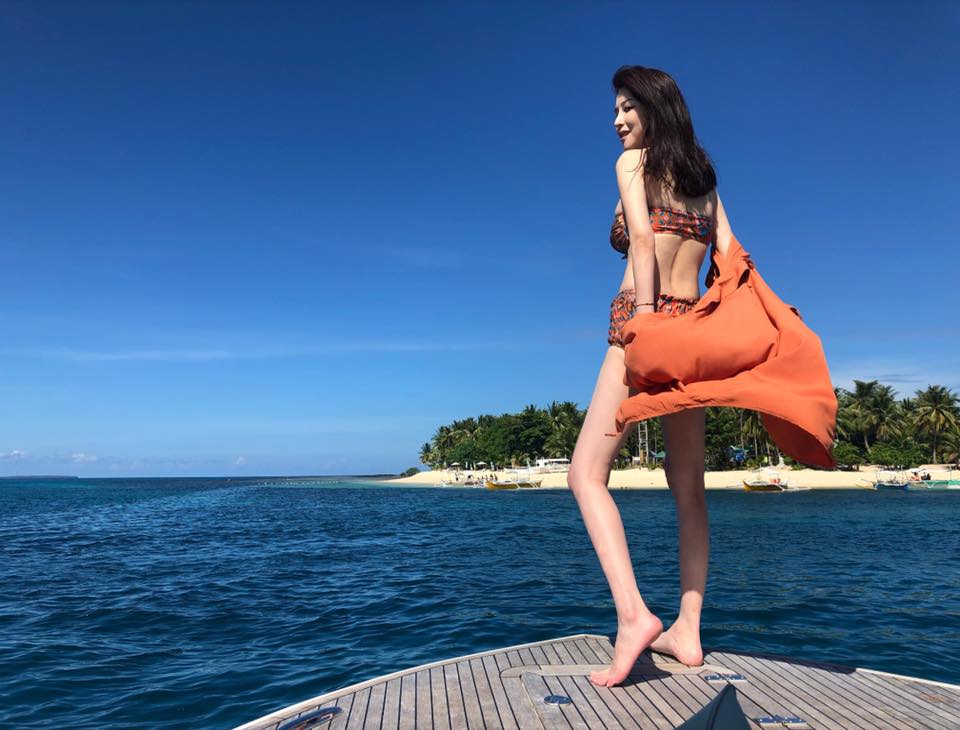 今年40歲的穆熙妍，傳出有喜，懷孕已5個多月。（摘自穆熙妍臉書）