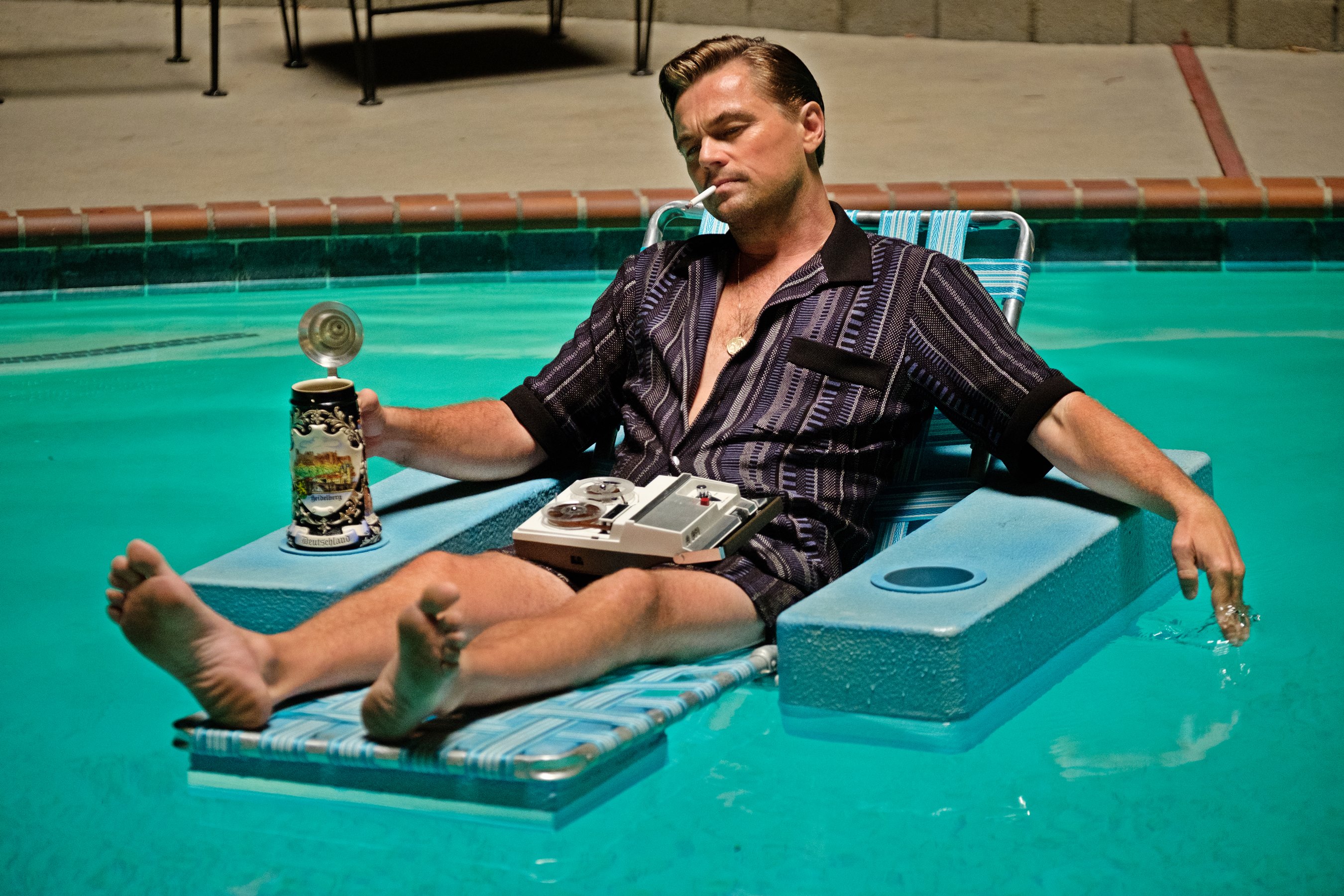 李奧納多在《從前，有個好萊塢》為了一個雙下巴而耍大牌。（双喜提供）