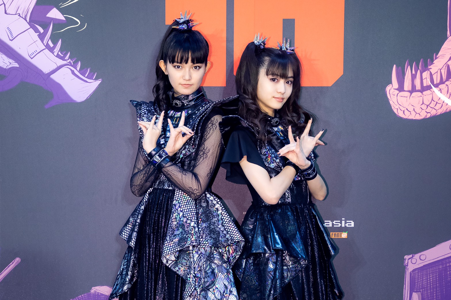 BABYMETAL首度參加超犀利趴，帶給觀眾驚豔感受。（雅慕斯娛樂提供）