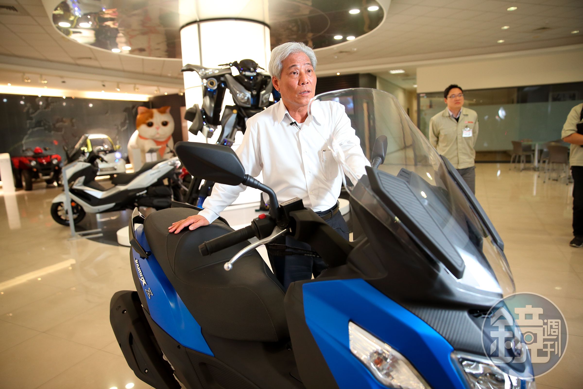 吳清源入主三陽後，專注機車本業，還發展電動機車。