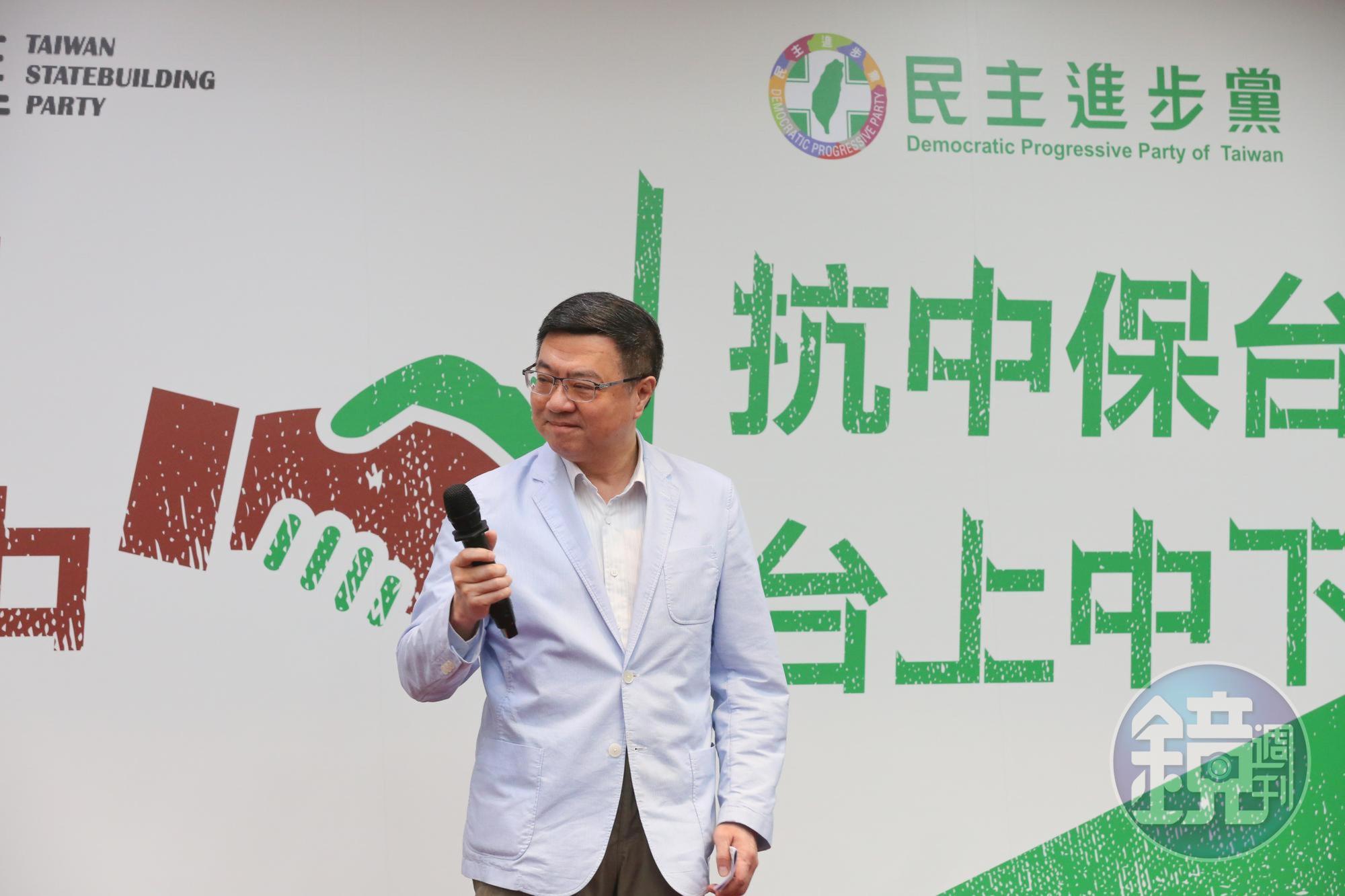 針對明日台民黨將正式成立，媒體追問卓榮泰（圖）柯文哲是否符合民進黨的合作原則，卓僅簡單回應「那要問他本人」。