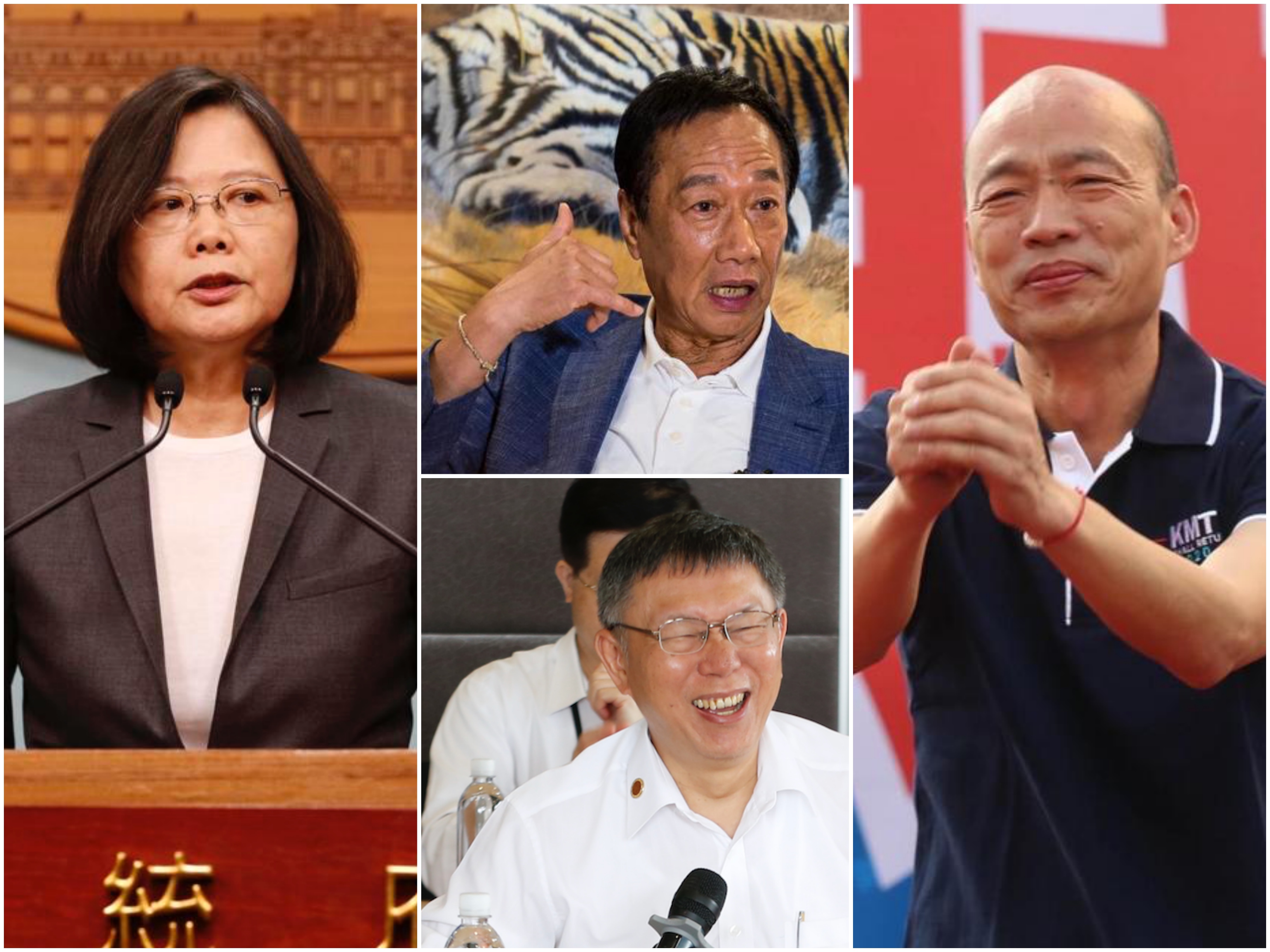 柯P宣布組黨前夕掌握的民調顯示，郭柯結盟已「超英趕韓」。