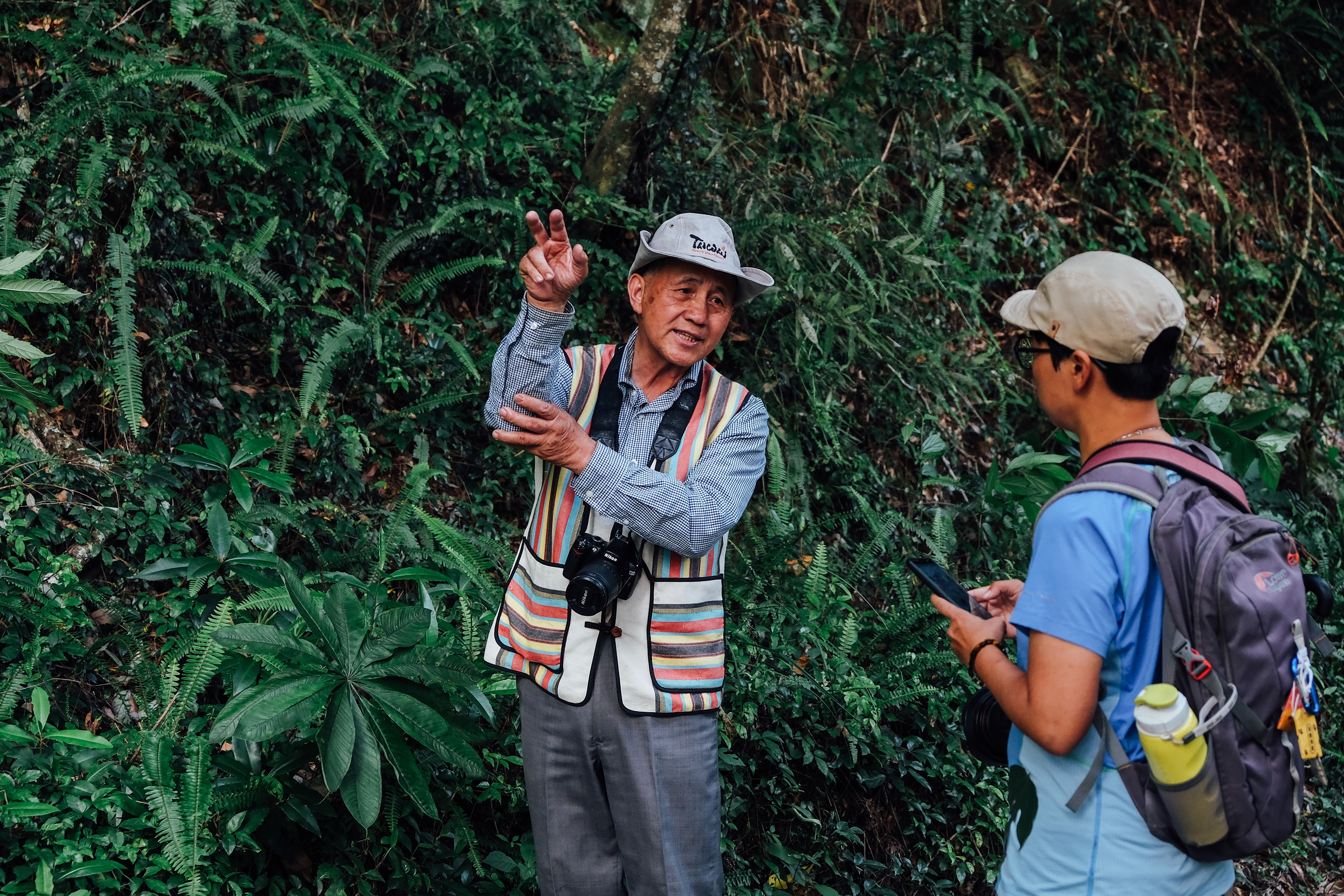 張有文不只對松茂部落了解，對大梨山地區也是知之甚詳，經常受邀外出解說。