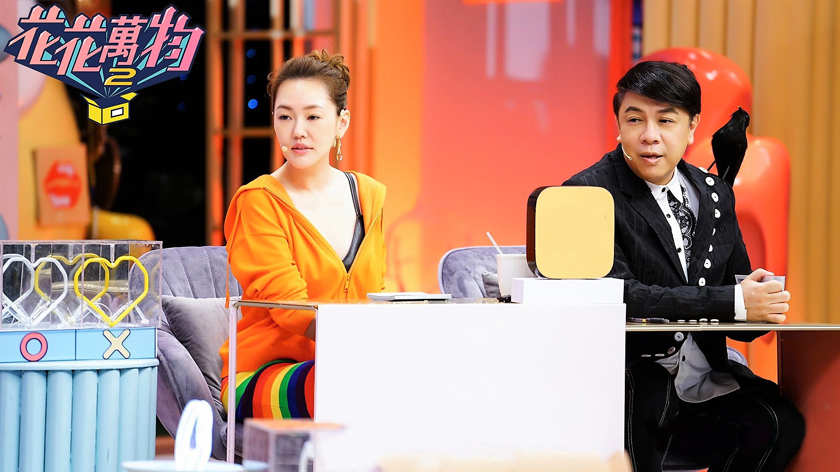 蔡康永（右）與小S再度聯手主持《花花萬物2》。（friDay影音提供）