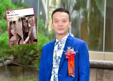 彰化洪姓議員遭爆料，不顧家中懷胎8個月的妻子，竟在情人節貼出與其他女子親密照。（翻攝自爆料公社）