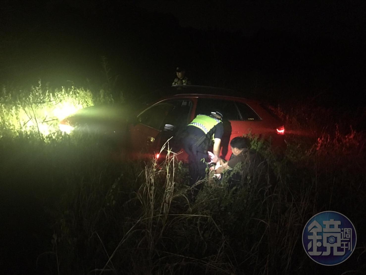 搶車的王姓嫌犯在案發2小時後被捕。(翻攝照片)