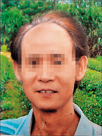 印刷廠老闆鄭玉欽（圖）遭邱合成等二人綁架勒贖，最後慘遭童軍繩絞殺。（翻攝畫面）