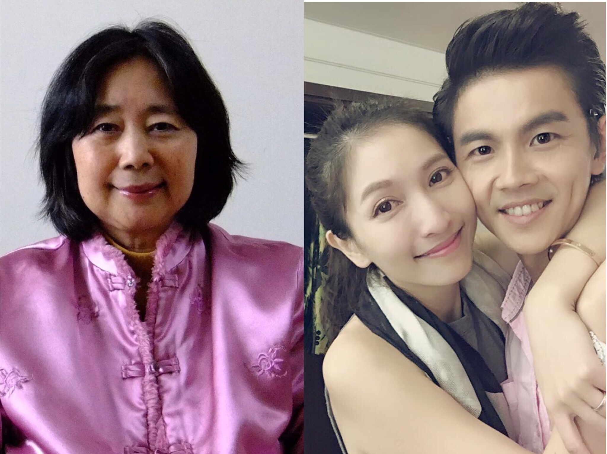 江嘉葉認為阿翔會偷吃，Grace也得負點責任。（左圖江嘉葉提供、右圖翻攝自Grace臉書）