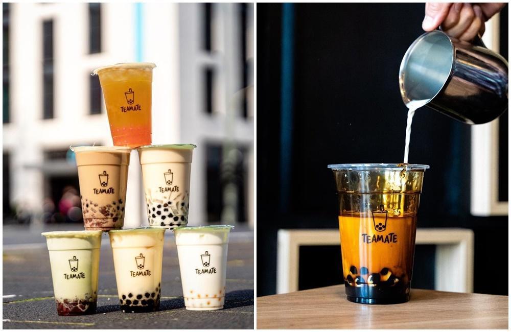 在德國發展台灣茶飲文化的「TEAMATE」,遭中國網友大量留下一星負評,並嗆「明年武統了」。(翻攝自TEAMATE粉絲專頁)