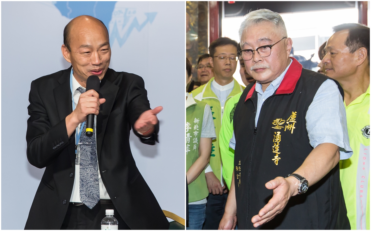 對於日前暗酸韓國瑜(左)一事,陳宏昌(右)表示自己不會道歉、歡迎提告,質疑「這群人就像紅衛兵一樣」,無法聽不同的聲音。(本刊資料照)