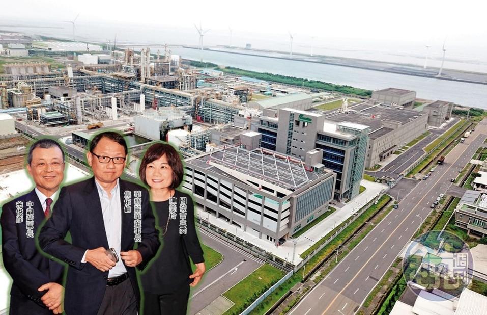 寶德能源財務吃緊，華新麗華、國發基金以及中鼎工程等主要股東踩雷，圖為華新麗華董事長焦佑倫、國發基金主委陳美伶和中鼎董事長余俊彥。