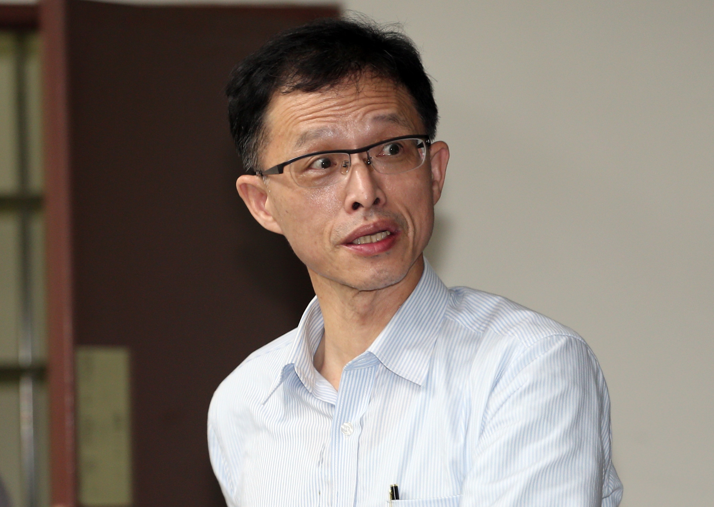 榮化（李長榮化工）在2007年轉投資的福聚太陽能早在2015年就宣布破產，圖為當時擔任榮化董事長的李謀偉。（東方IC）