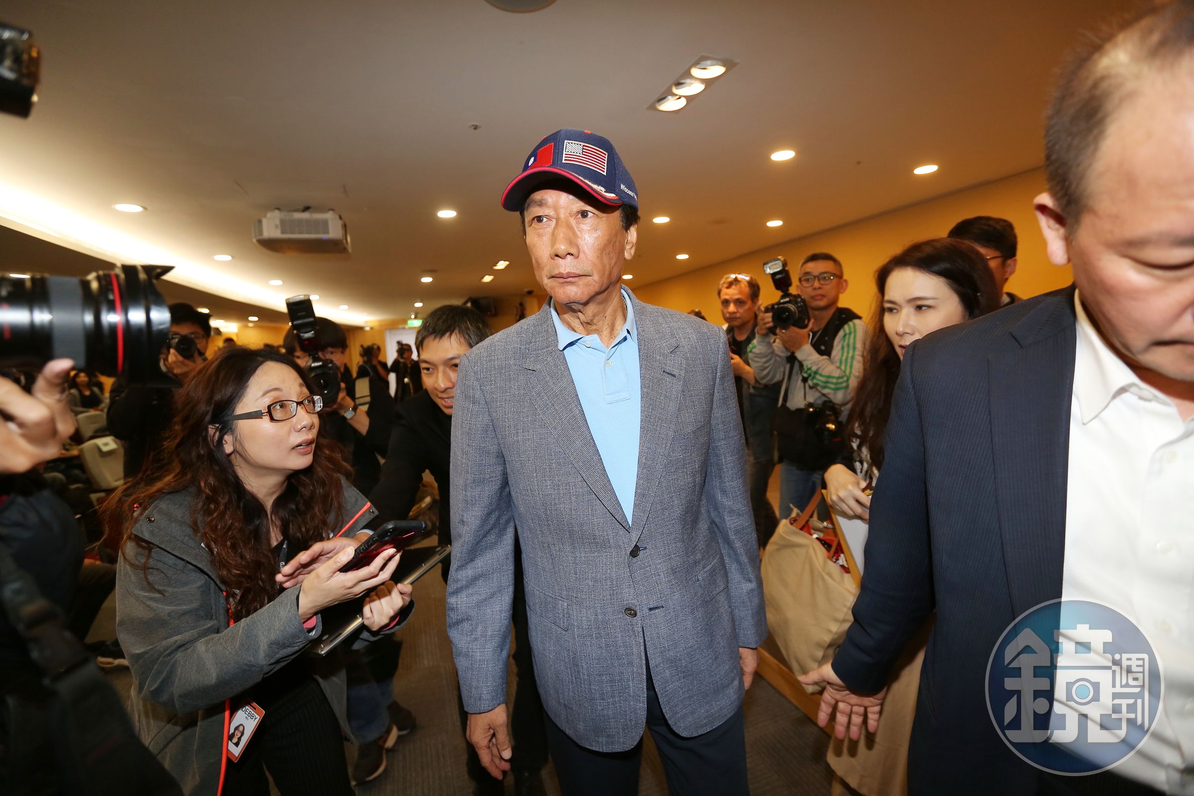 柯文哲強調有條件支持郭台銘（圖），他直言「董建華2.0」就是郭的最大罩門。