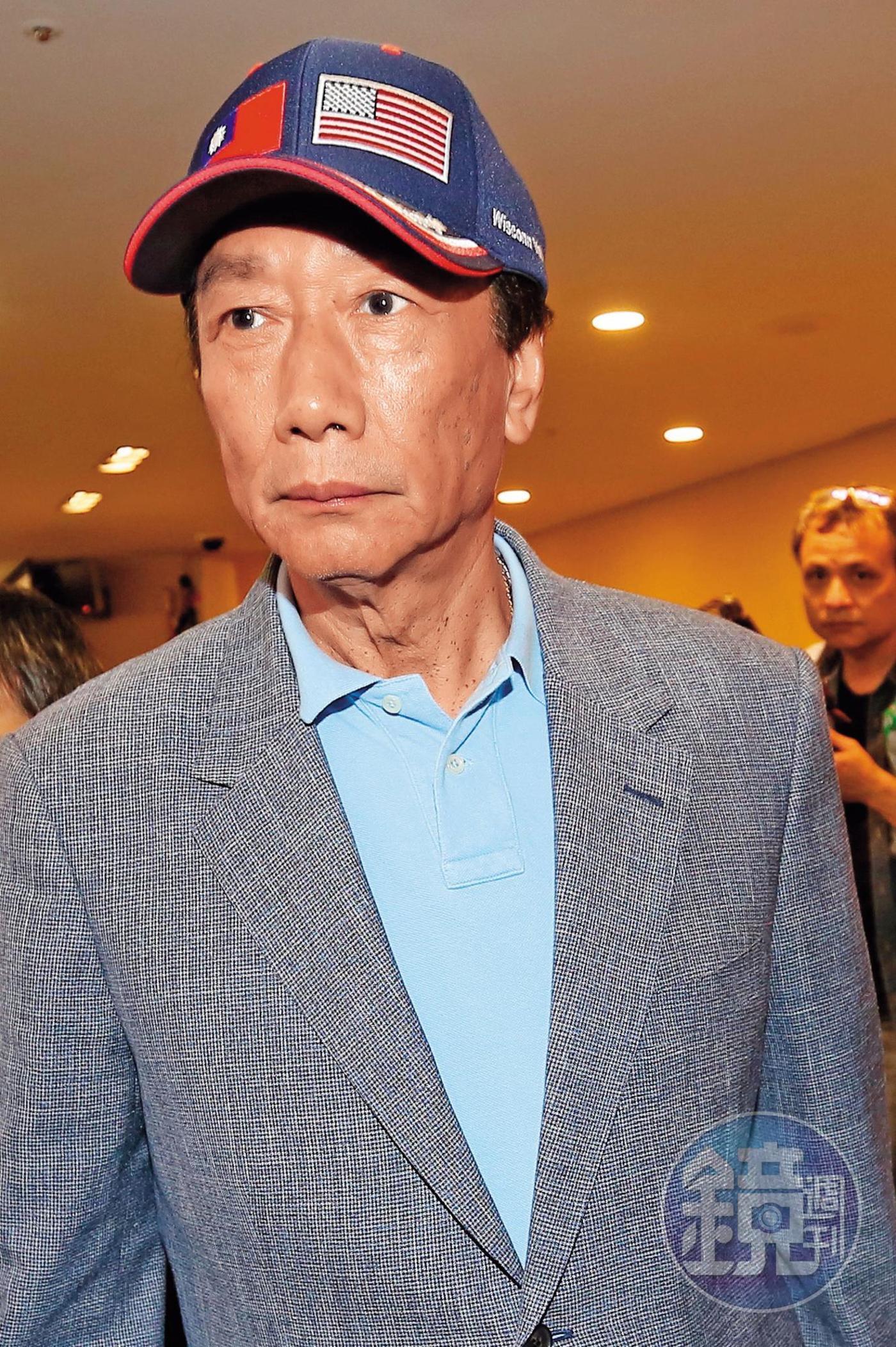 柯文哲強調有條件支持郭台銘（圖），他直言「董建華2.0」就是郭的最大罩門。