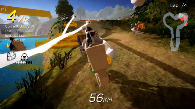 《激走！馬桶大賽》十足惡搞風格。（翻攝Steam）