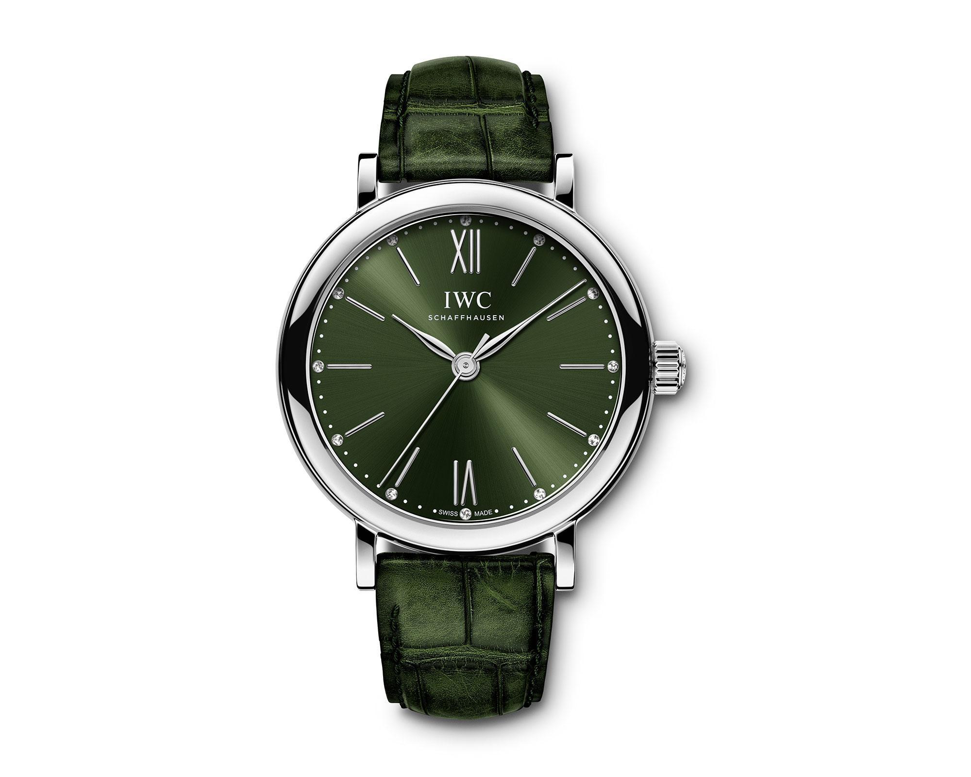 IWC Portofino系列綠面IW357405，定價NT$164,000。