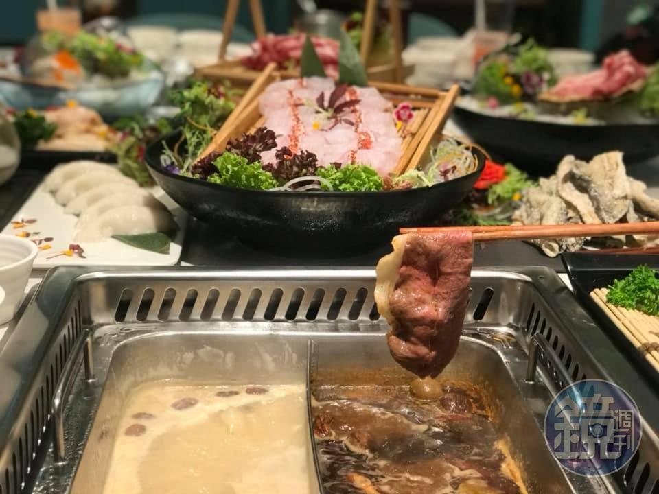 美滋鍋強勢主打6款美顏火鍋湯底。