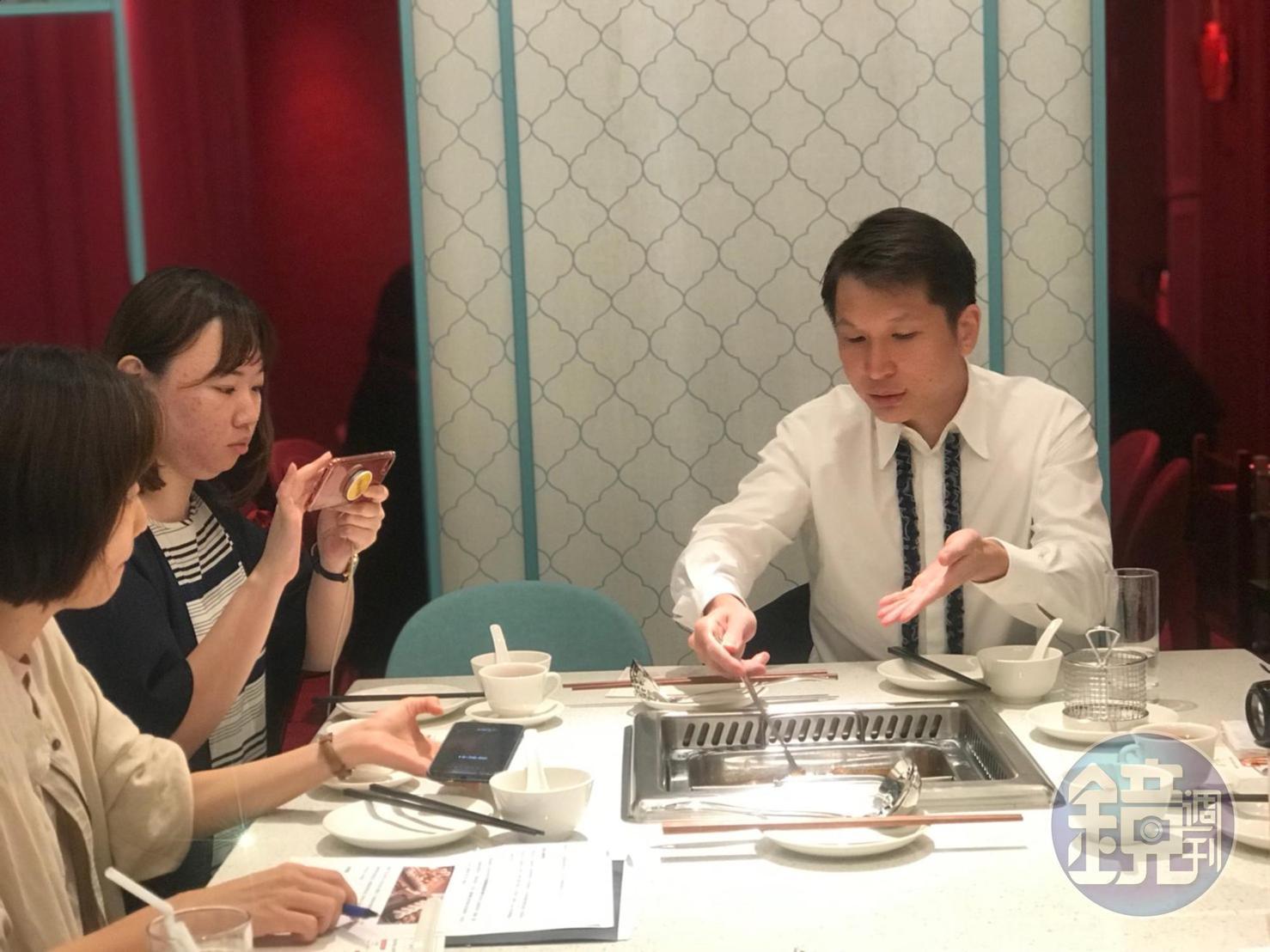 新加坡樂天餐飲集團營首席營運官蔡俊勇負責餐飲品牌營運。
