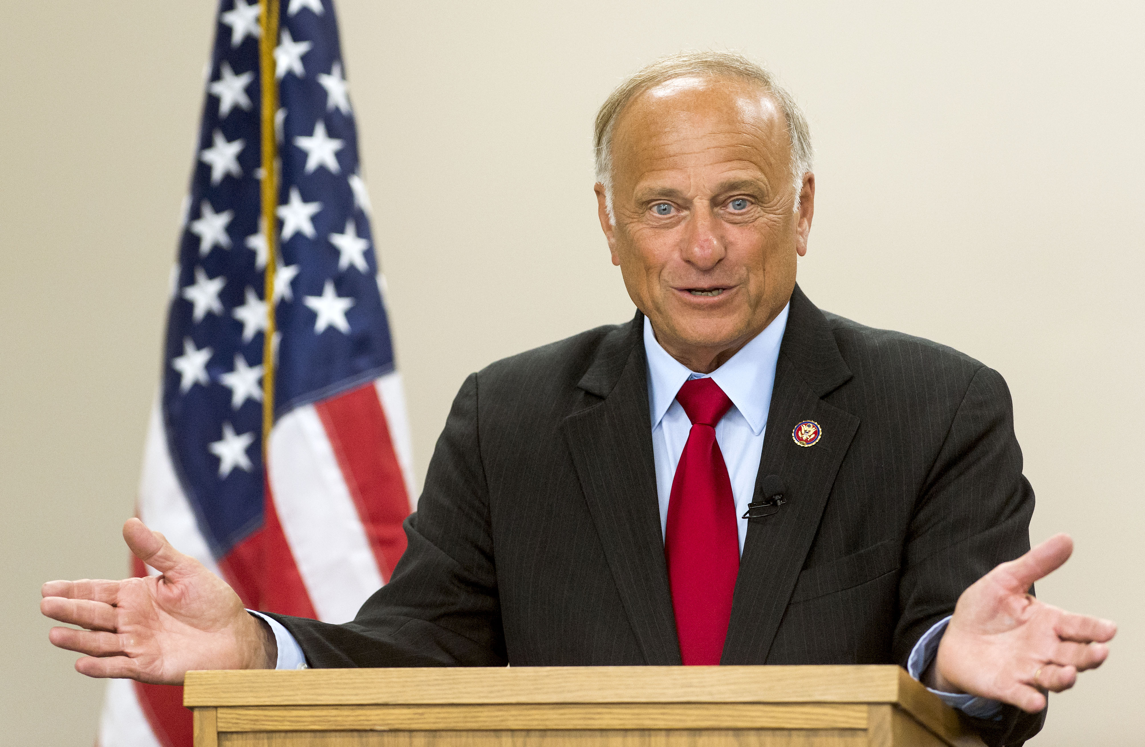 美國共和黨籍眾議員史蒂夫金恩爭議多，此次發表反墮胎看法再度遭受抨擊。（東方IC）