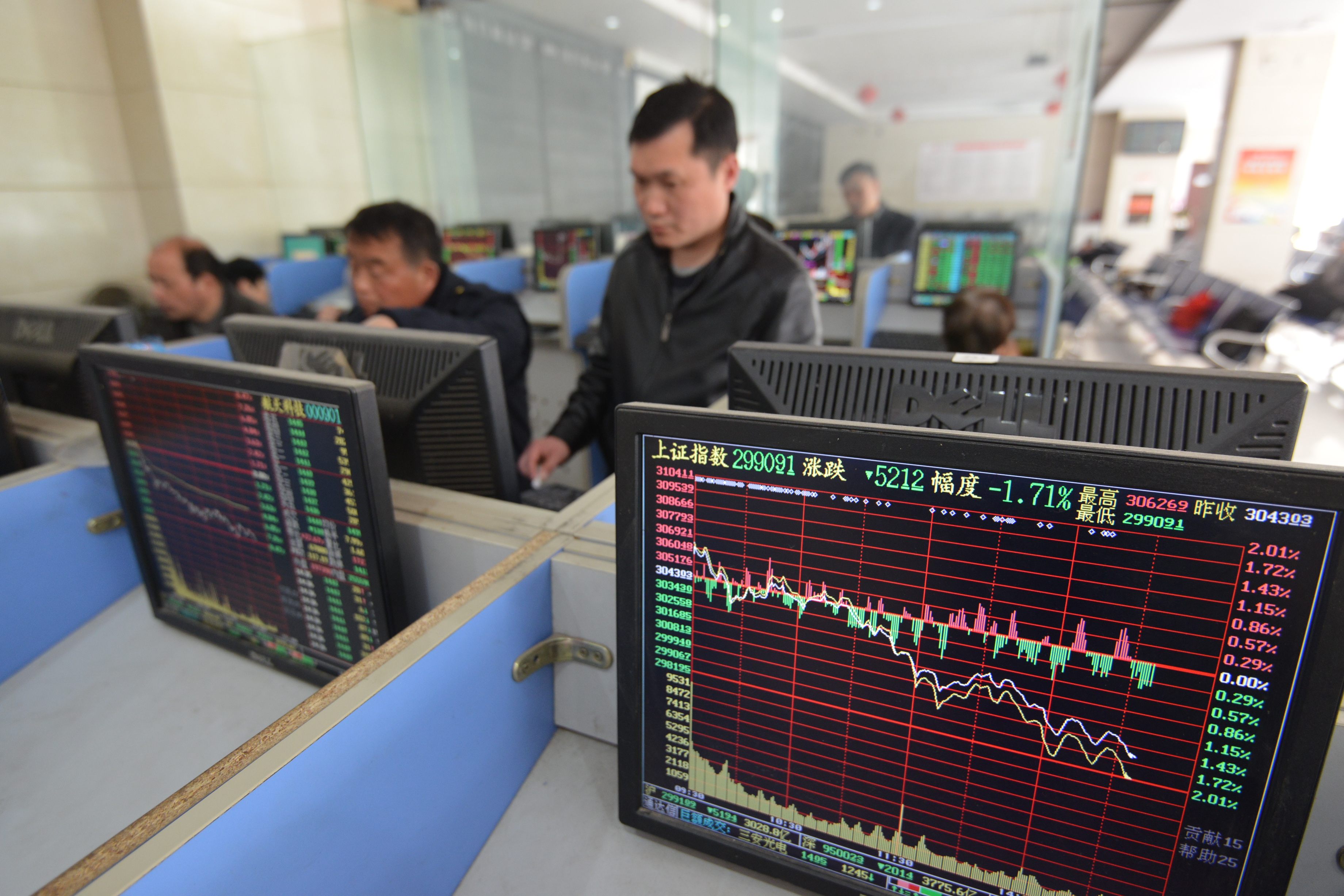 中國股市向來熊長牛短，投資人應先確認自己對震盪行情的忍受度，做好長期投資的心理準備。（東方IC）