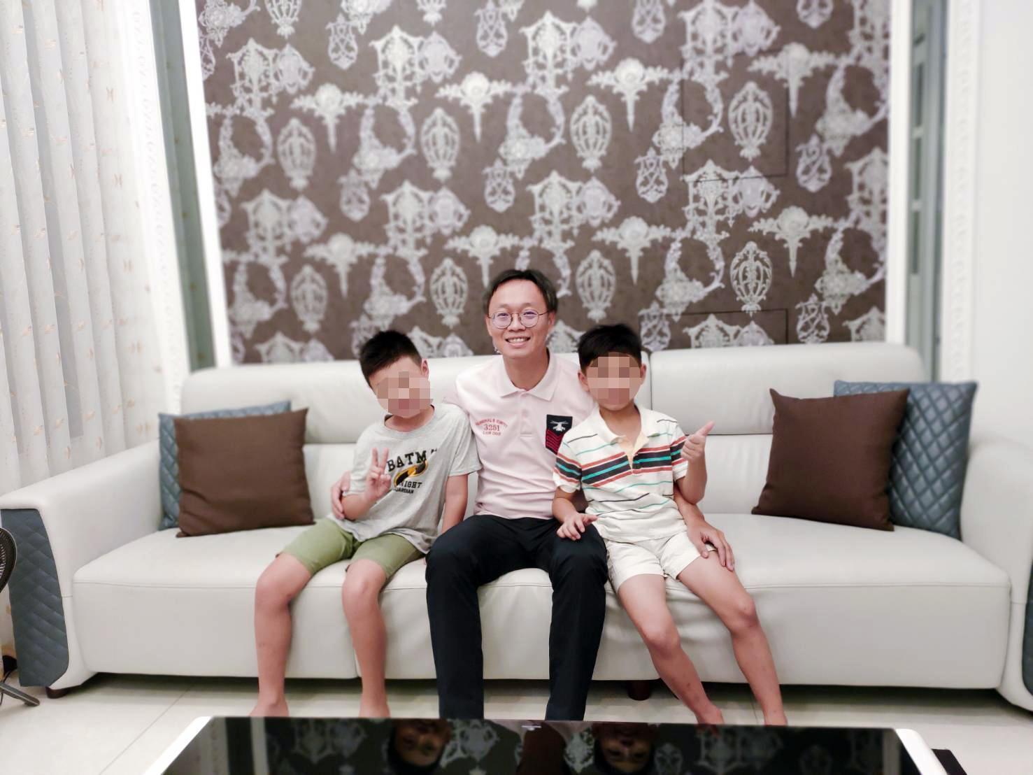 小樂投資有成,去年5月帶著一家四口入住新買的透天厝。