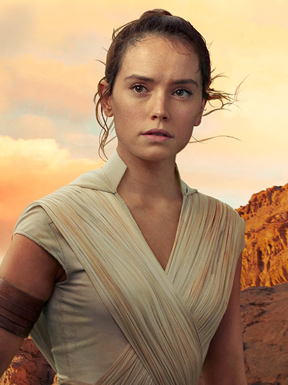 《STAR WARS：原力覺醒》的主角芮是個性單純善良、獨立樂天的女孩。（牛耳藝術提供）