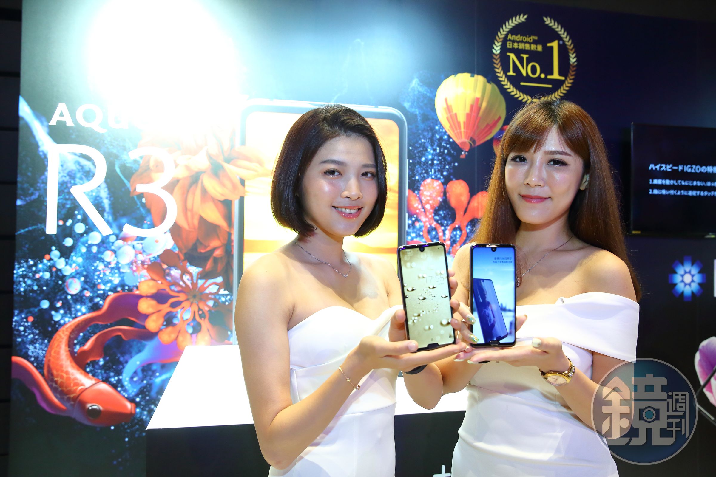 新款的AQUOS R3台灣則是繼日本之外，海外第一個銷售的國家。