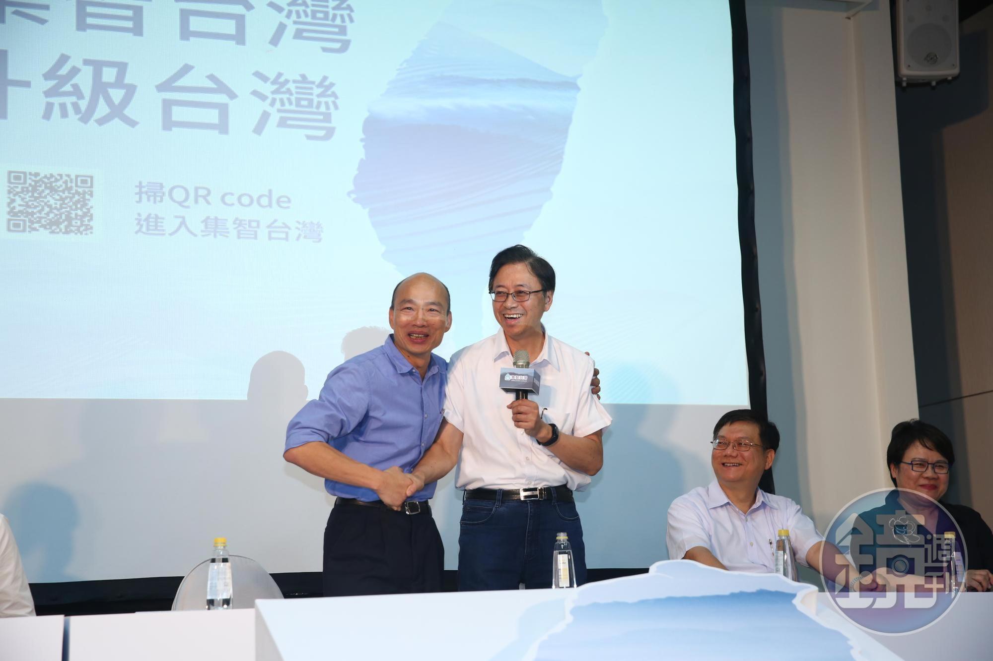 韓國瑜國政顧問團一共分為20個小組,由張善政領軍擔任總召集人。