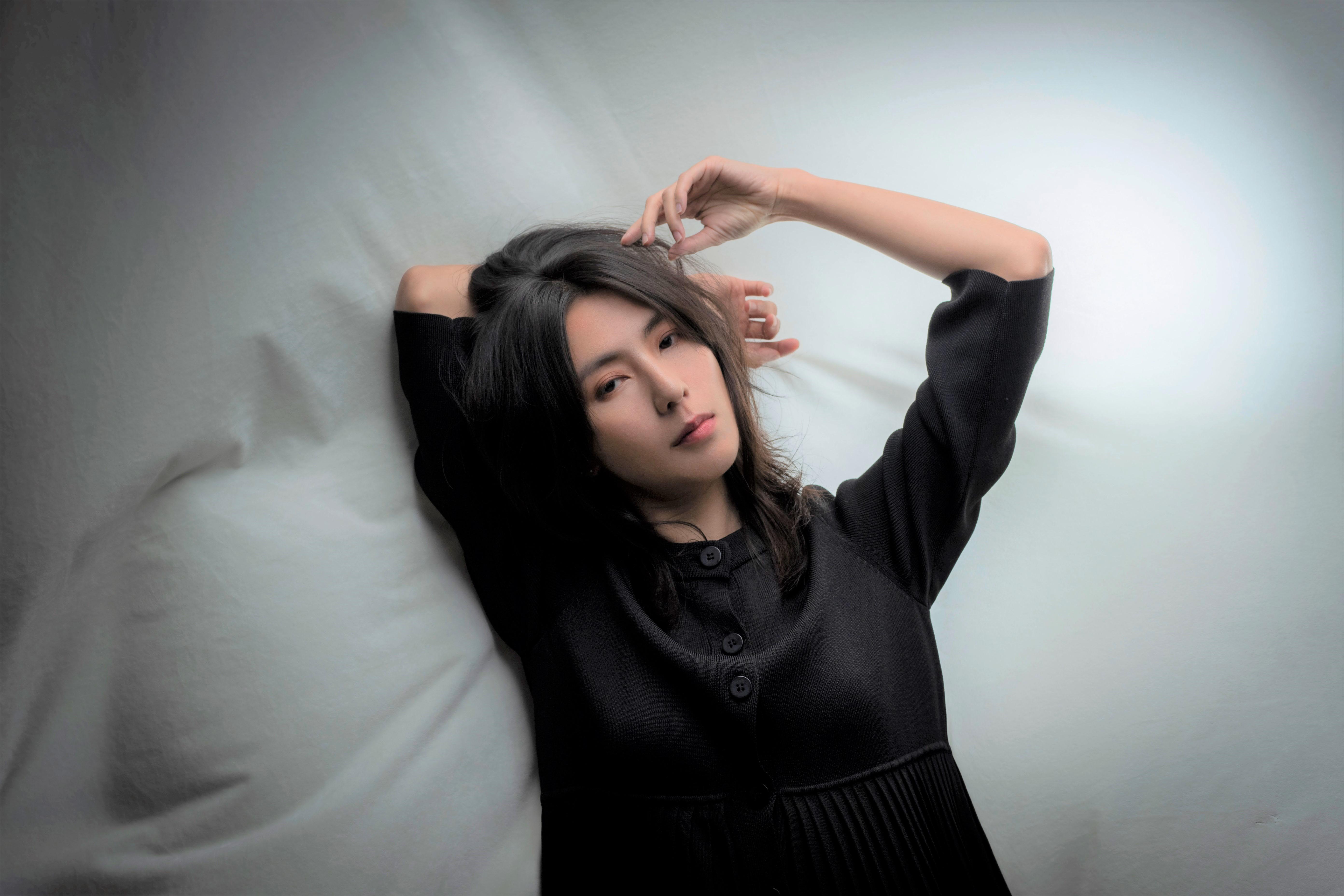 林辰唏劇中演出潘迎紫女兒,戲中情節剛好與她心情相呼應。(全民大劇團提供)